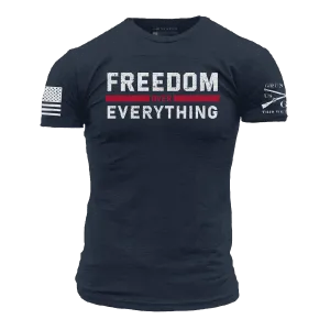 Freedom Over Everything T-Shirt - Midnight Navy