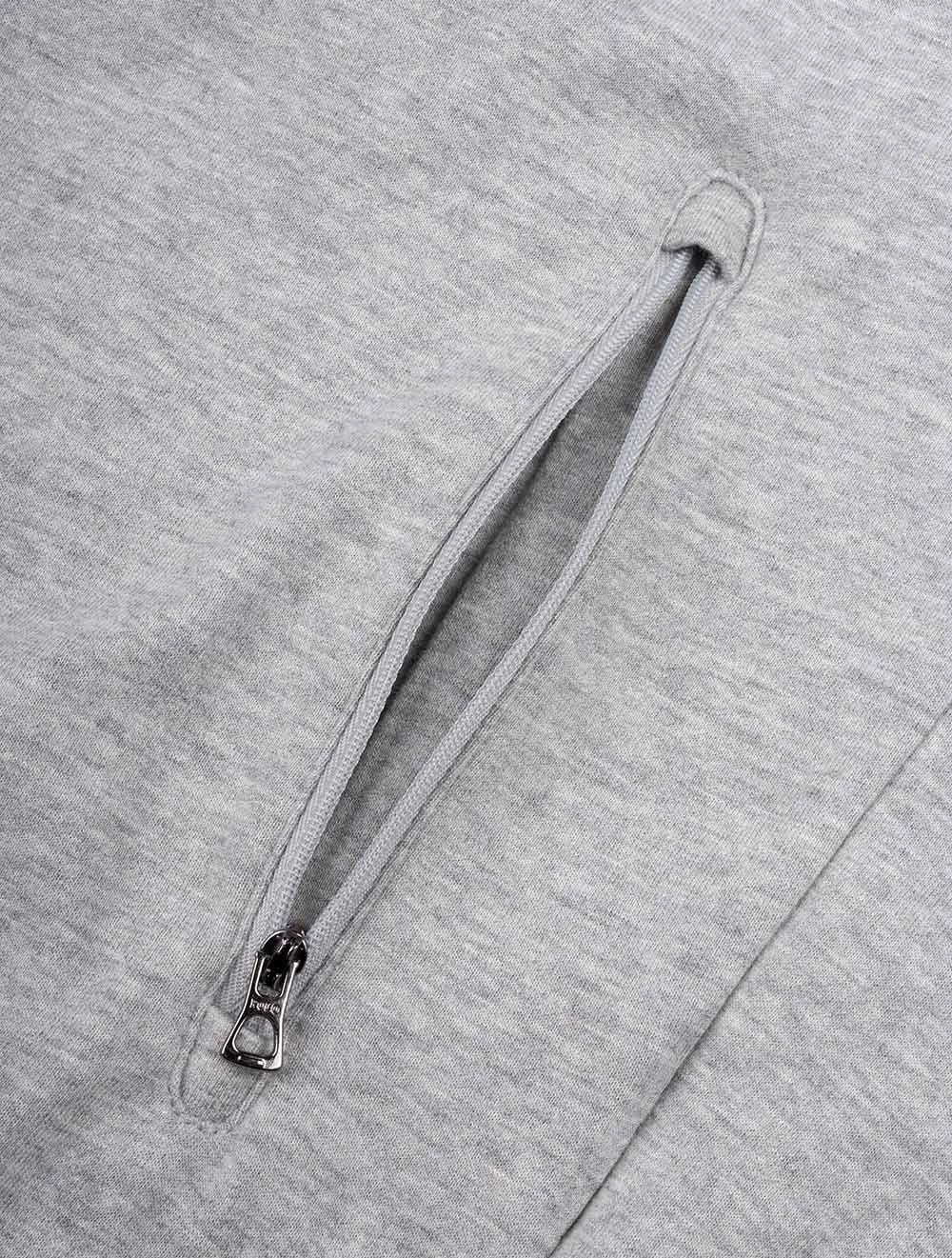 Full Zip Jersey Grey Heather