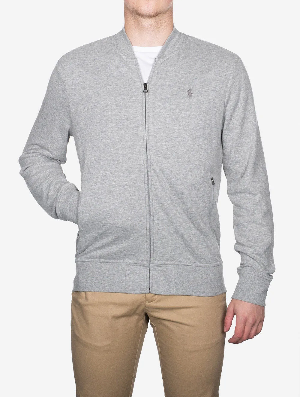 Full Zip Jersey Grey Heather