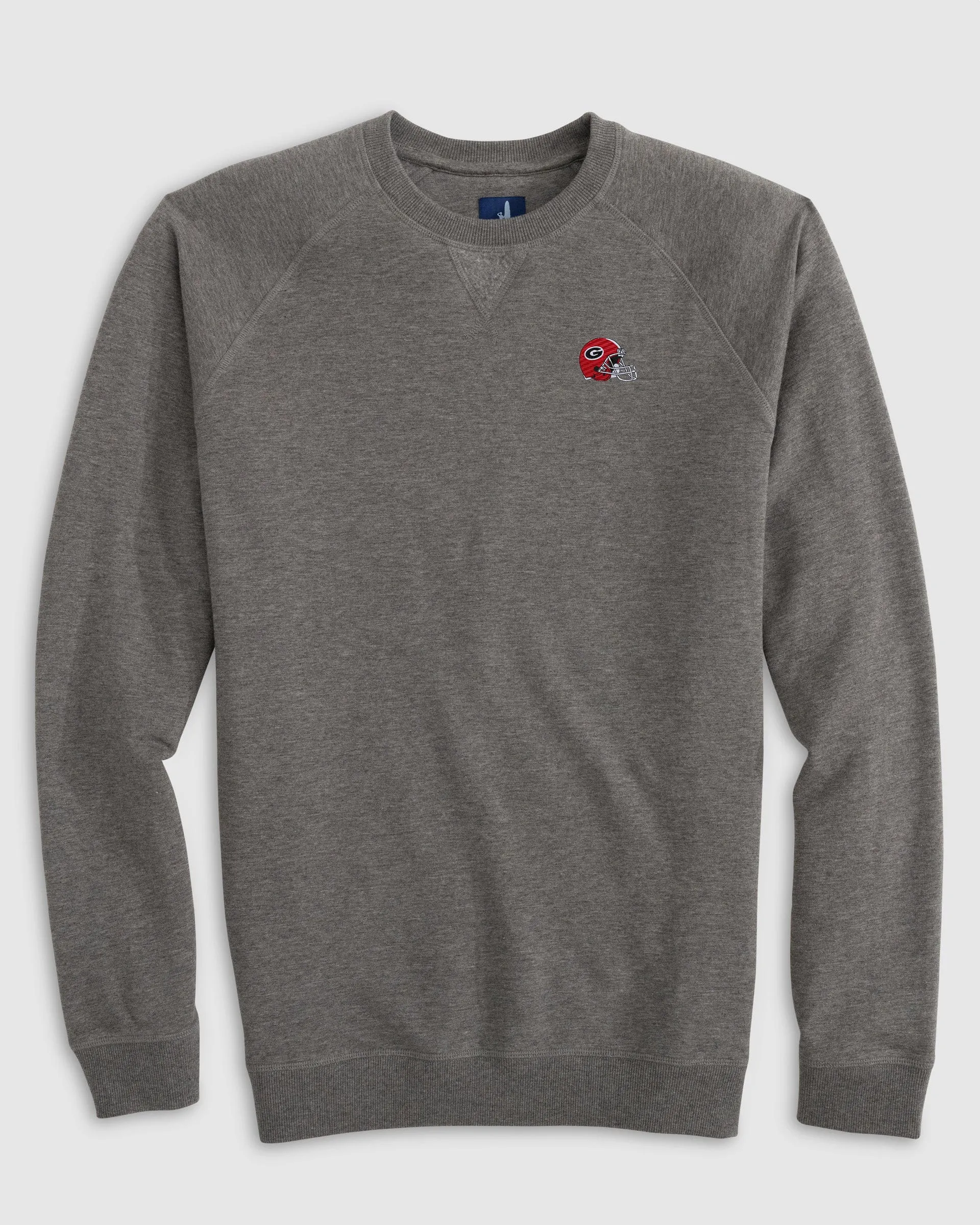 Georgia Freeman Crewneck Fleece Sweatshirt - Helmet Logo