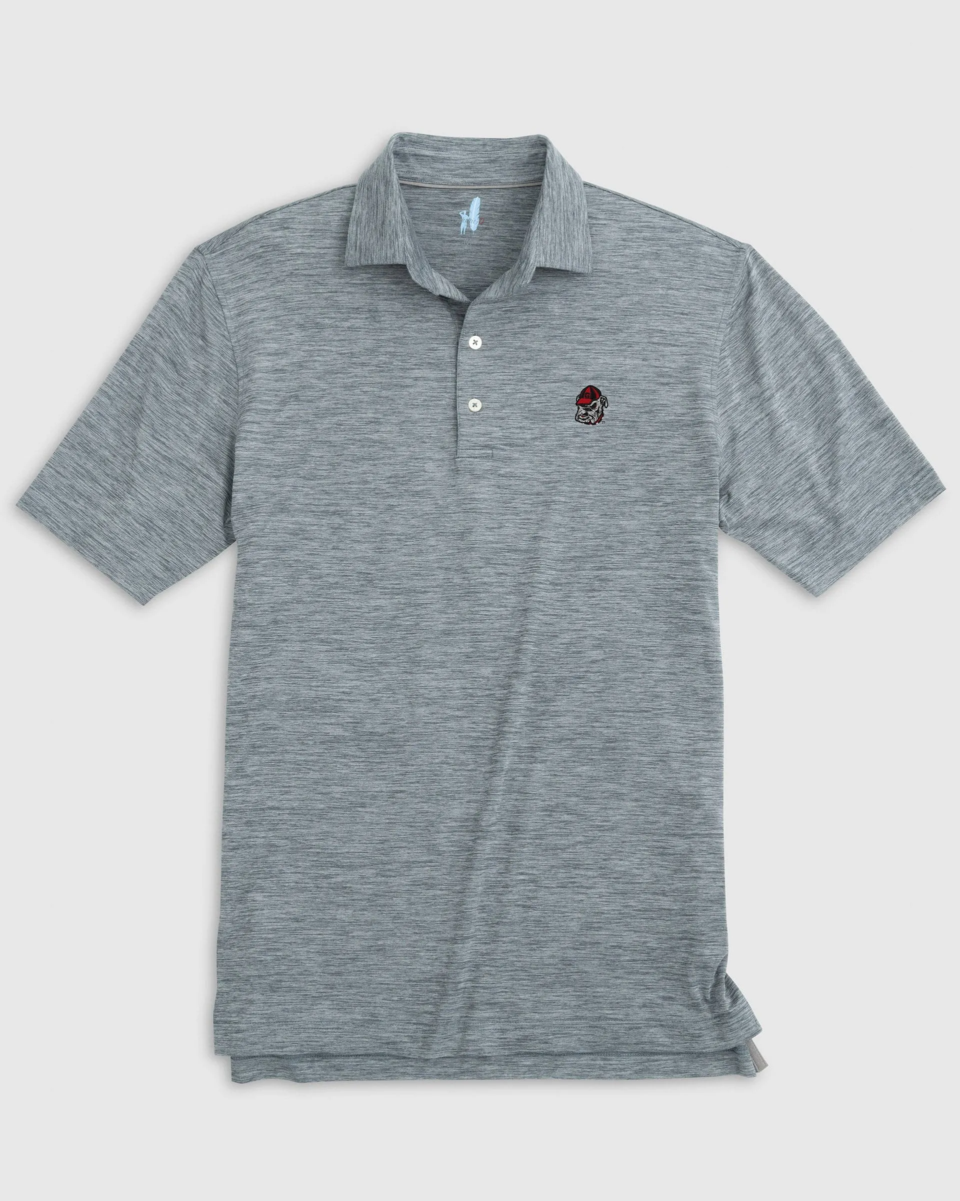Georgia Huronn Featherweight Performance Polo - Bulldog Head Logo