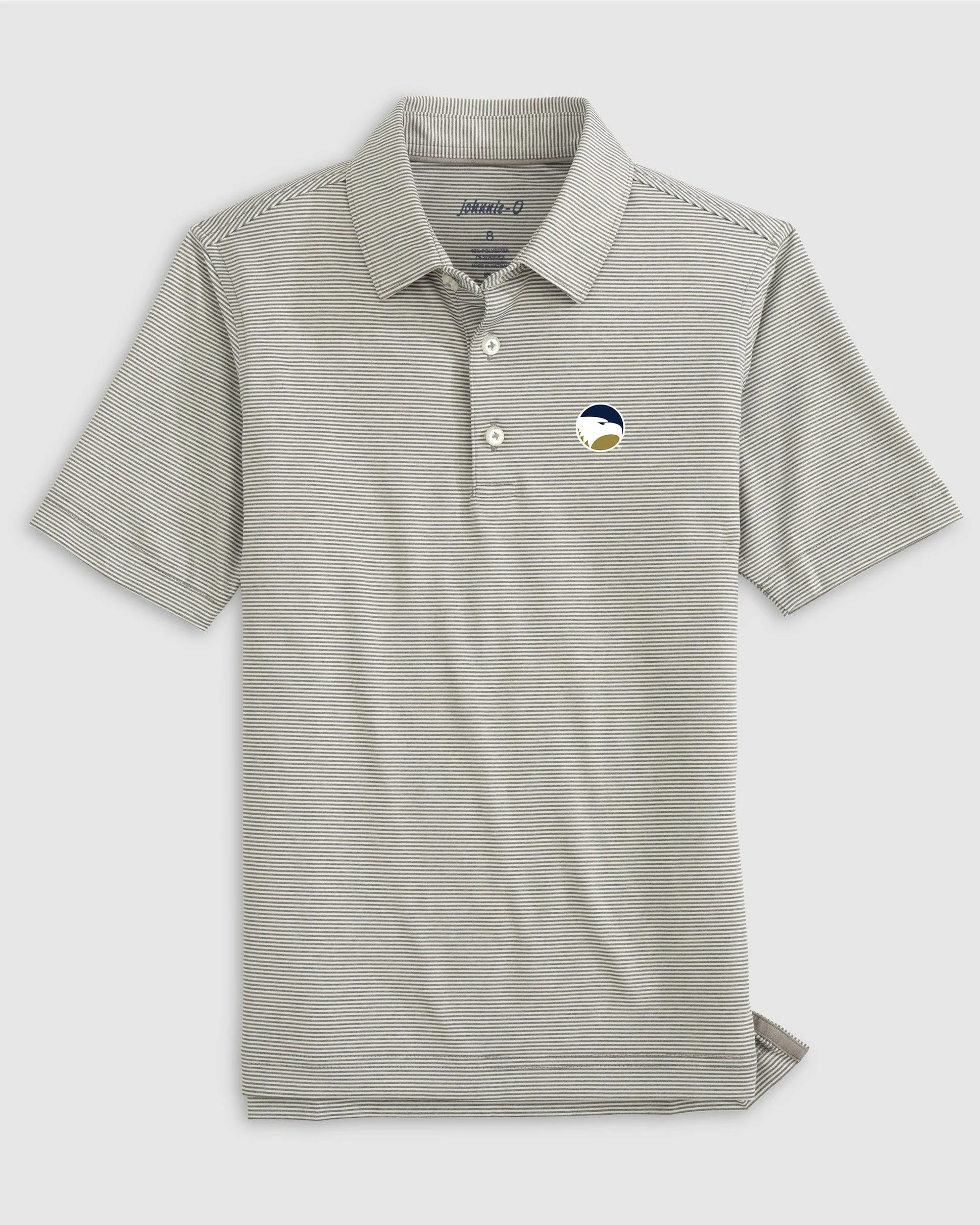 Georgia Southern Lyndonn Jr. Striped Jersey Performance Polo