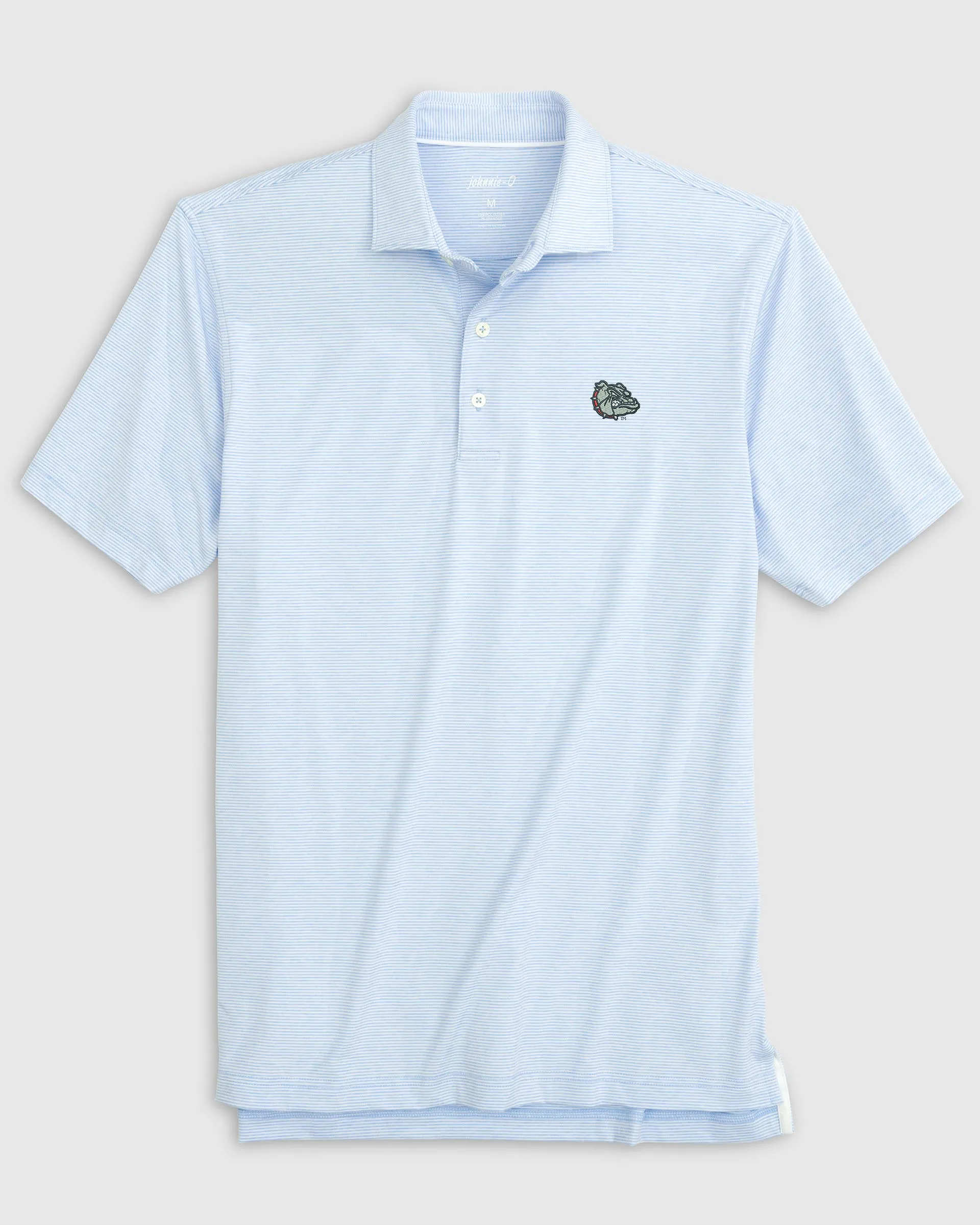 Gonzaga Lyndonn Striped Jersey Performance Polo