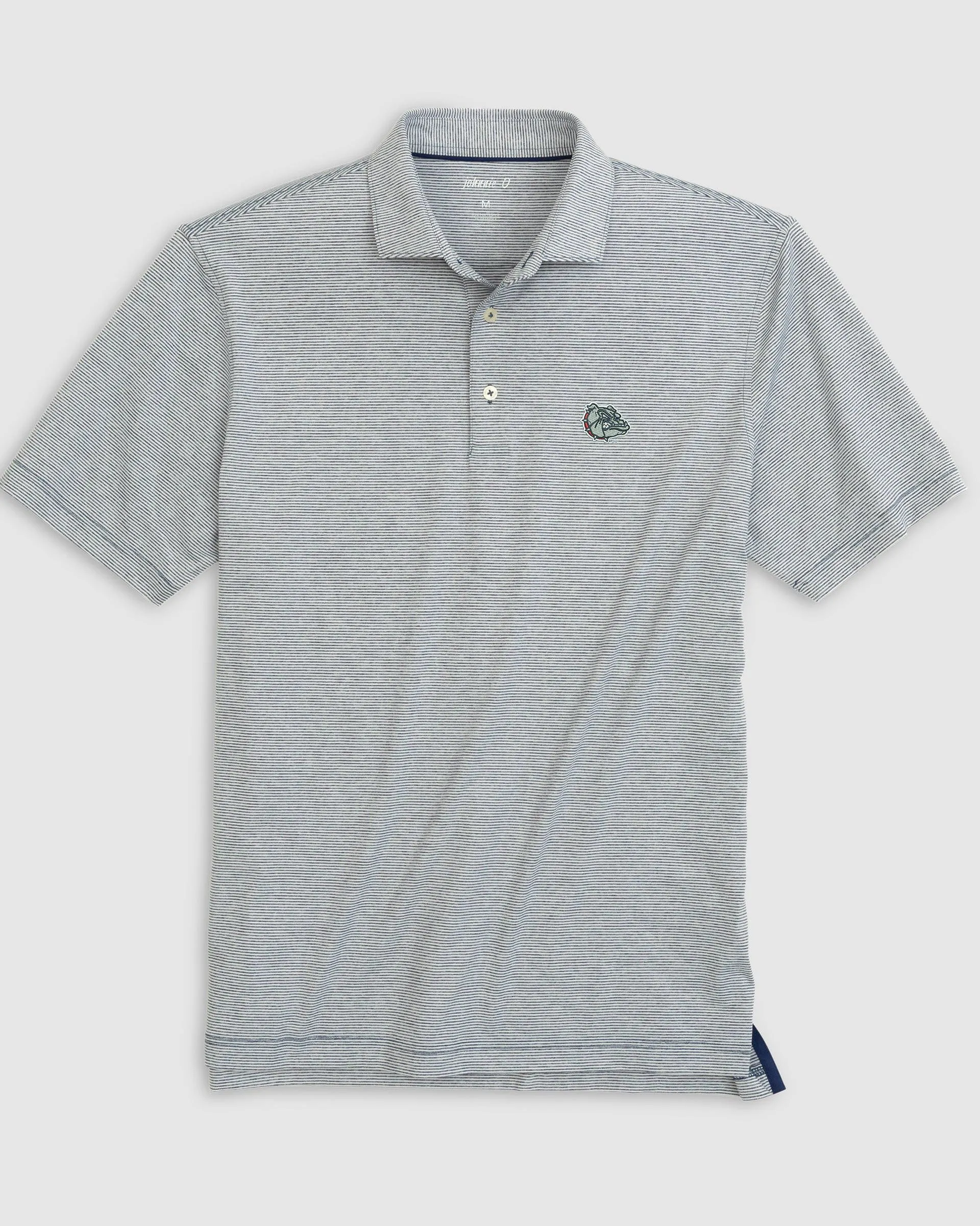Gonzaga Lyndonn Striped Jersey Performance Polo