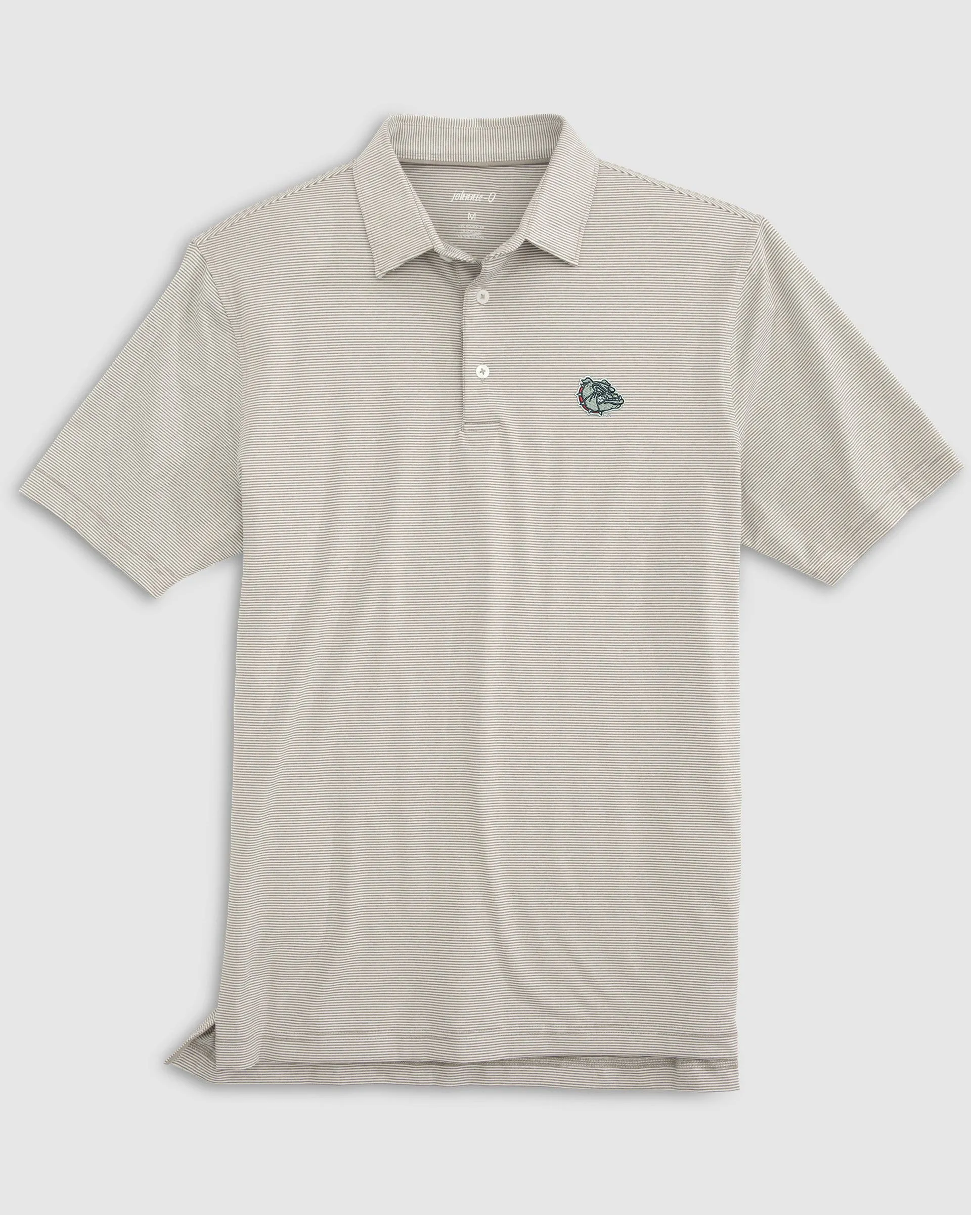 Gonzaga Lyndonn Striped Jersey Performance Polo