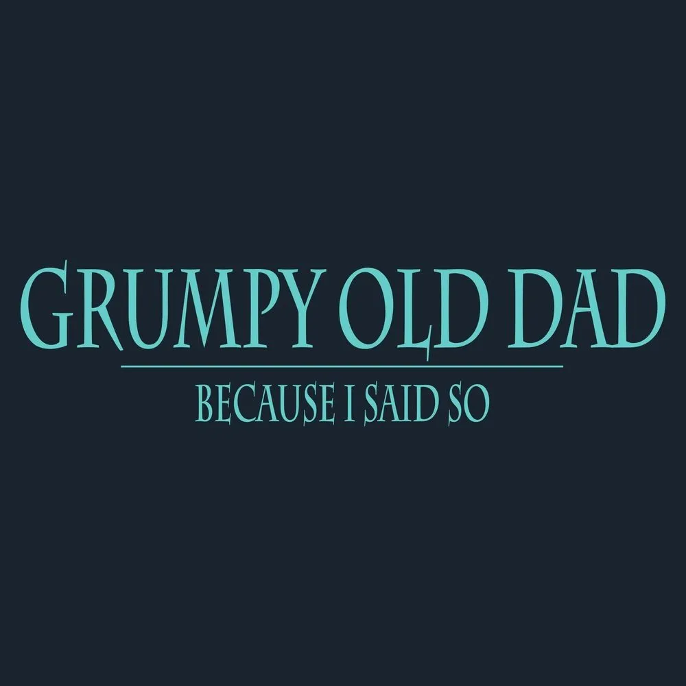 Grumpy Old Dad T-Shirt - Midnight Navy