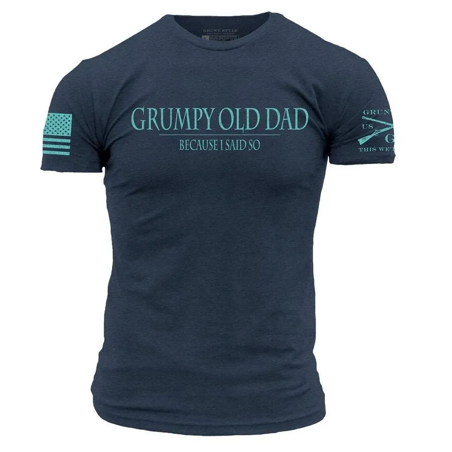 Grumpy Old Dad T-Shirt - Midnight Navy
