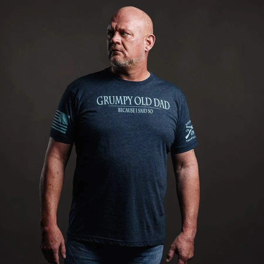 Grumpy Old Dad T-Shirt - Midnight Navy
