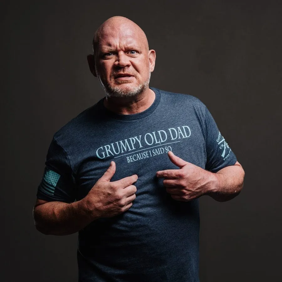 Grumpy Old Dad T-Shirt - Midnight Navy