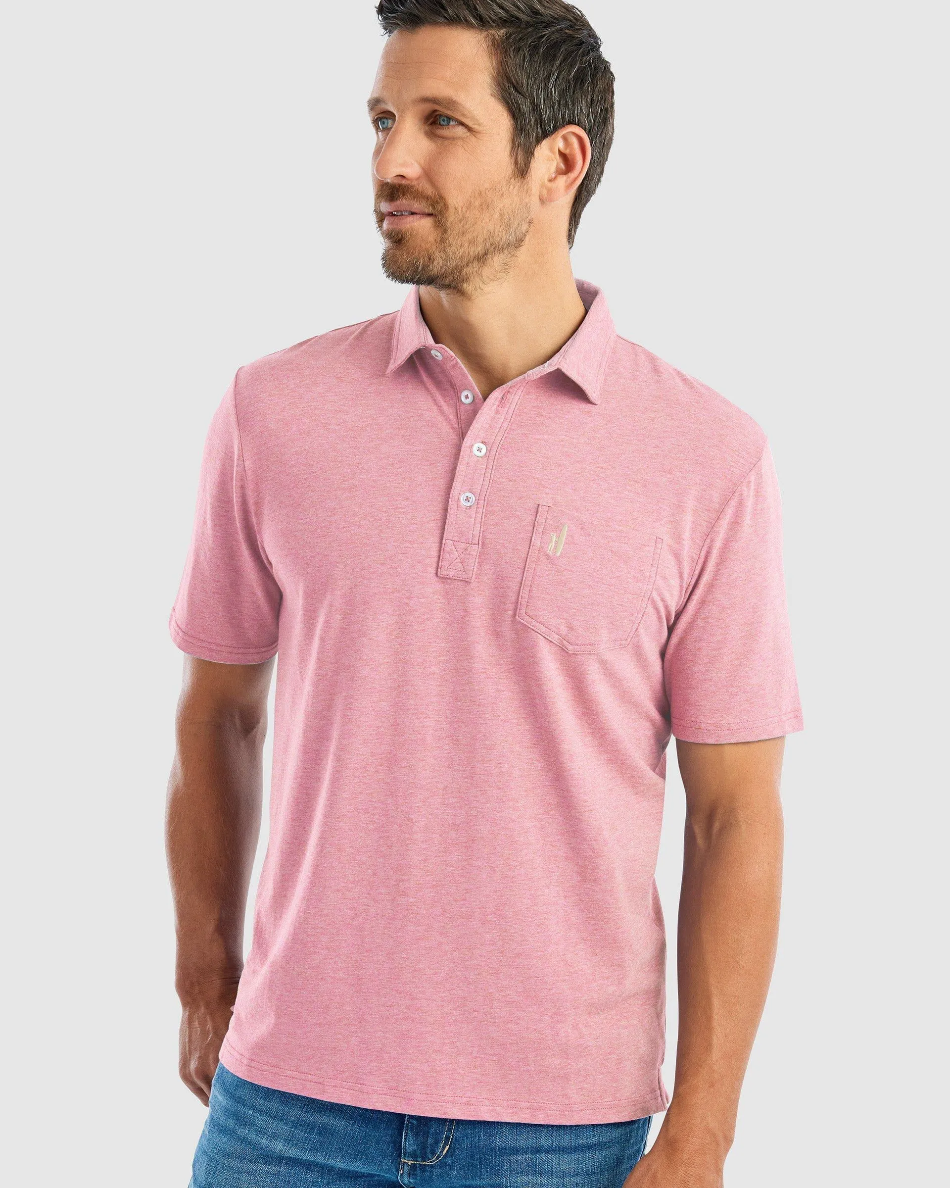 GS- TEST -  Heathered Original Polo