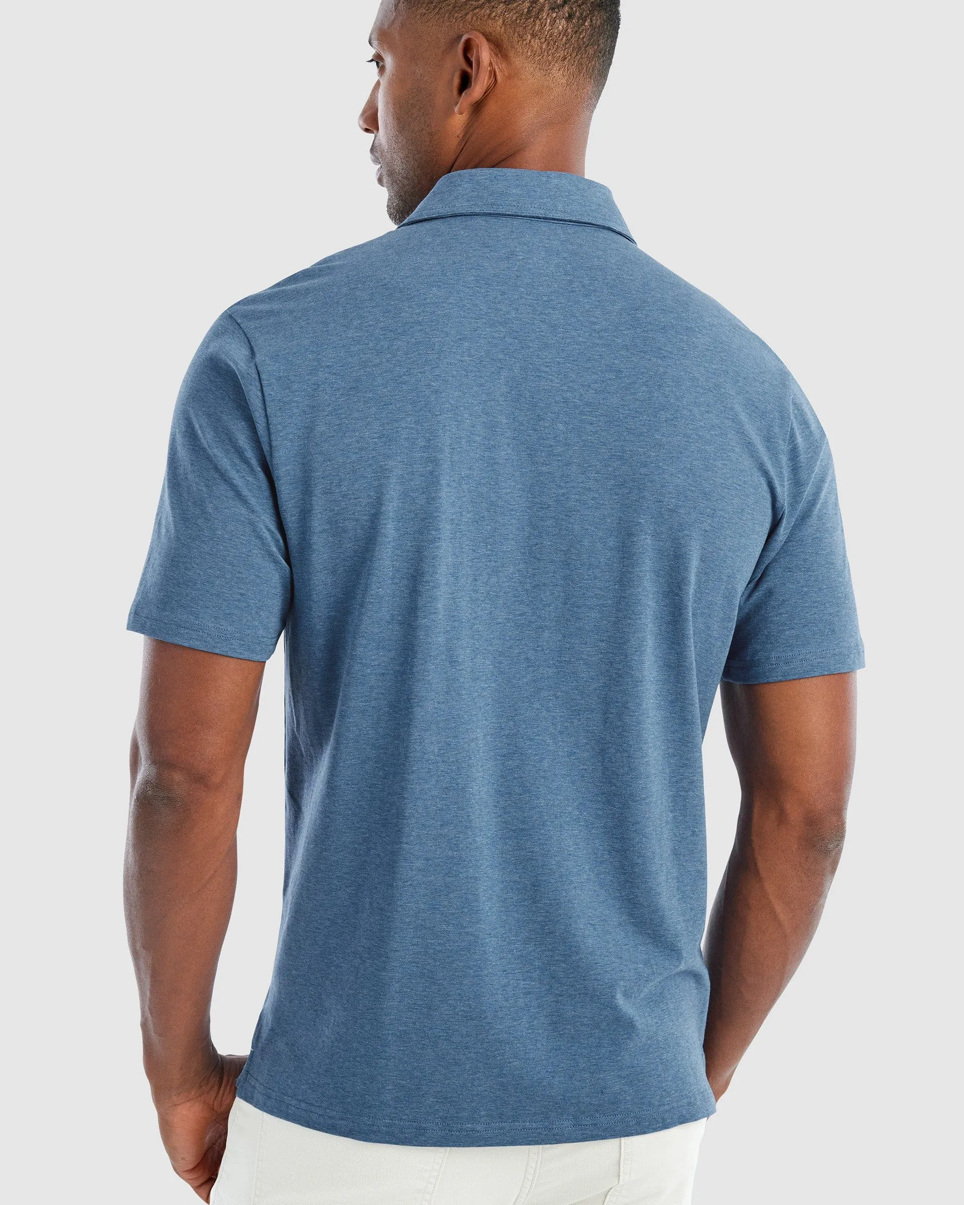 GS- TEST -  Heathered Original Polo