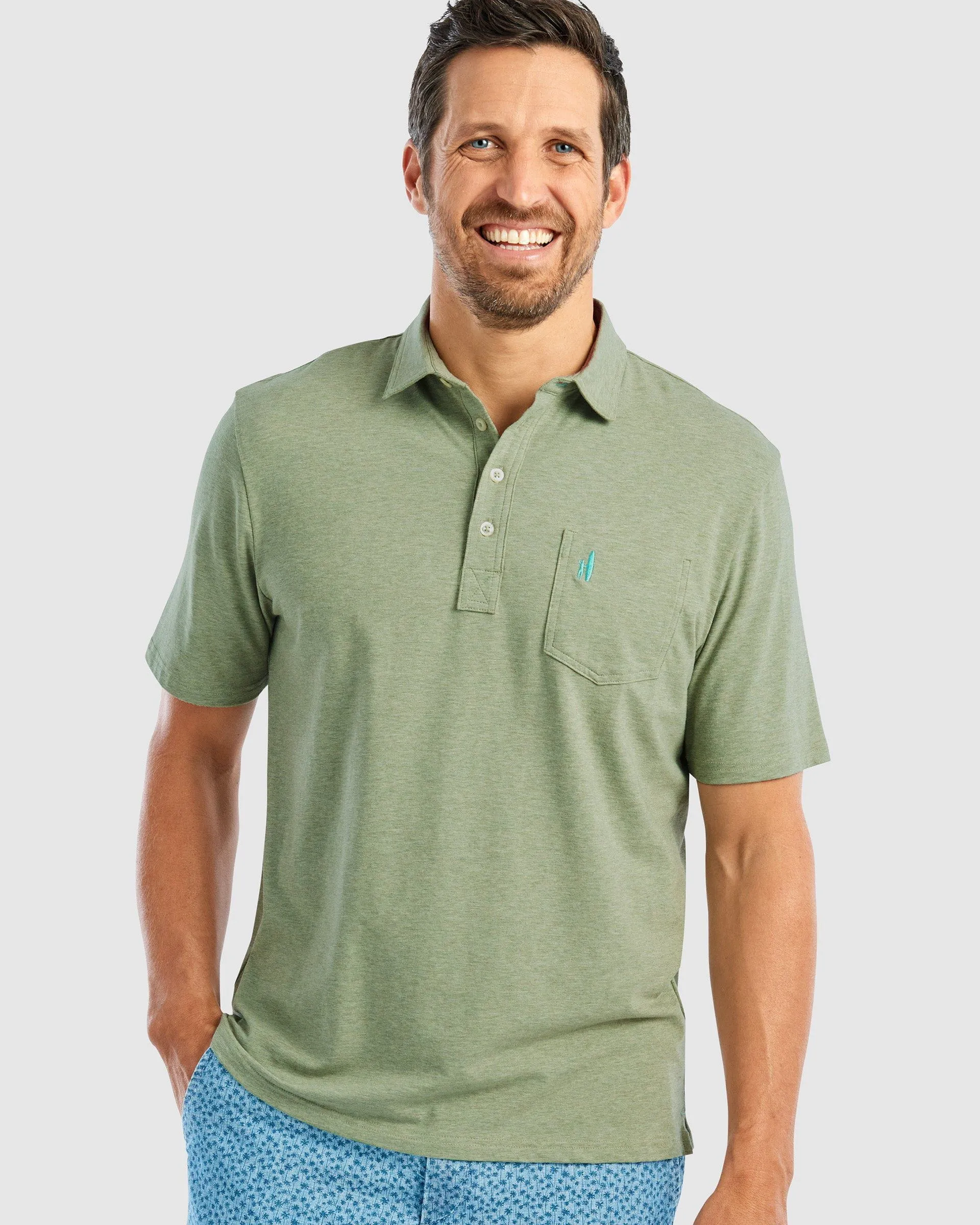 GS- TEST -  Heathered Original Polo