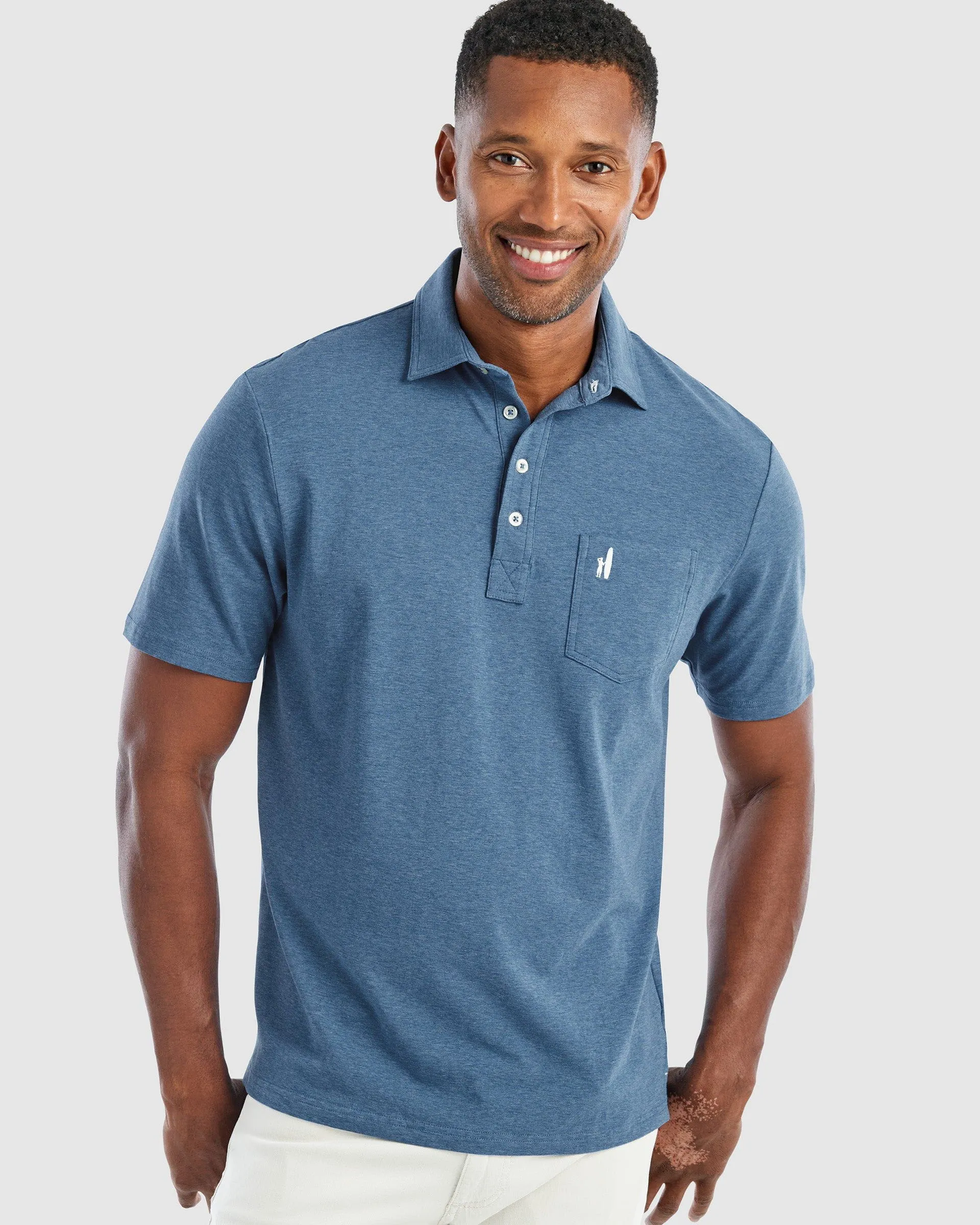 GS- TEST -  Heathered Original Polo