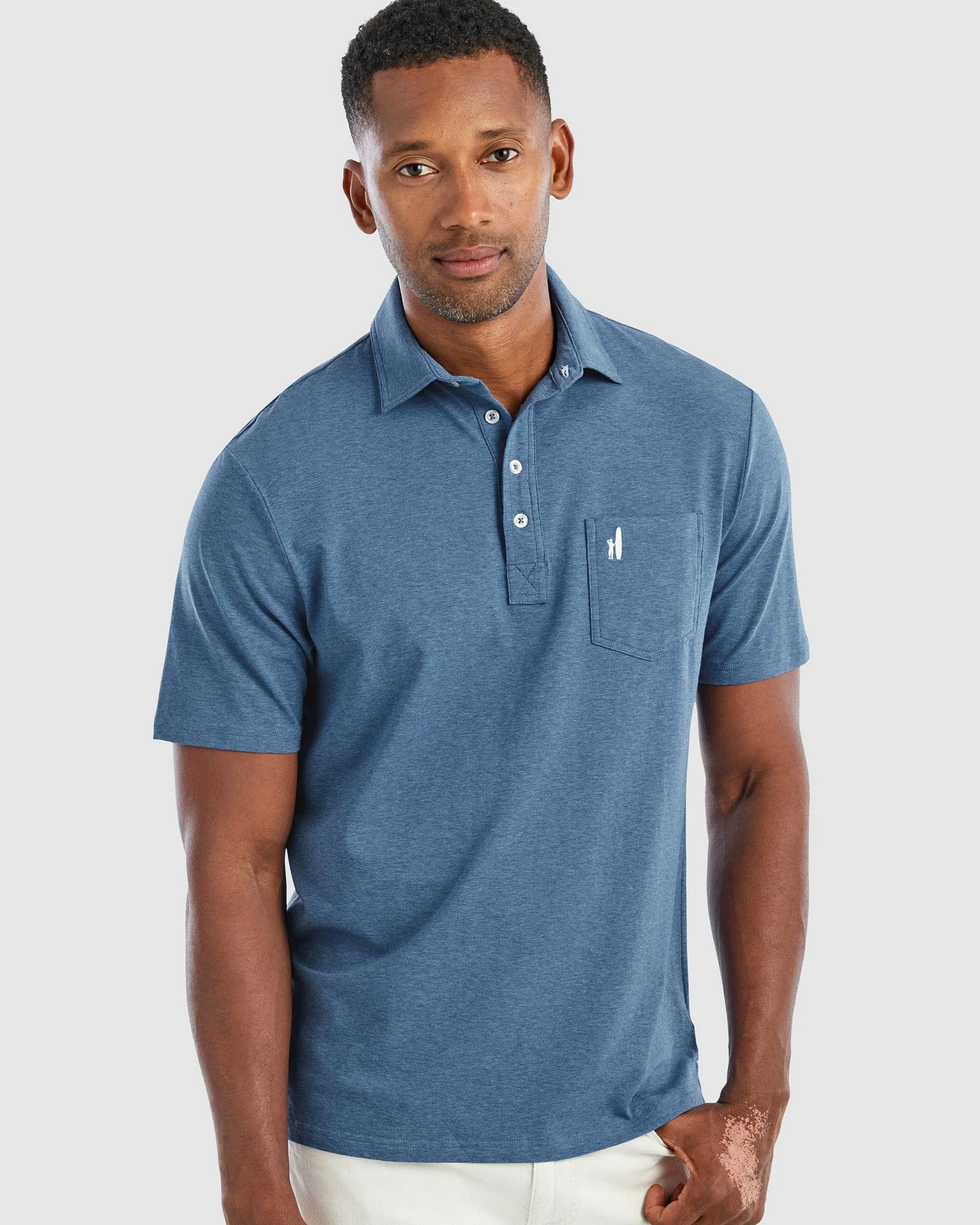 GS- TEST -  Heathered Original Polo