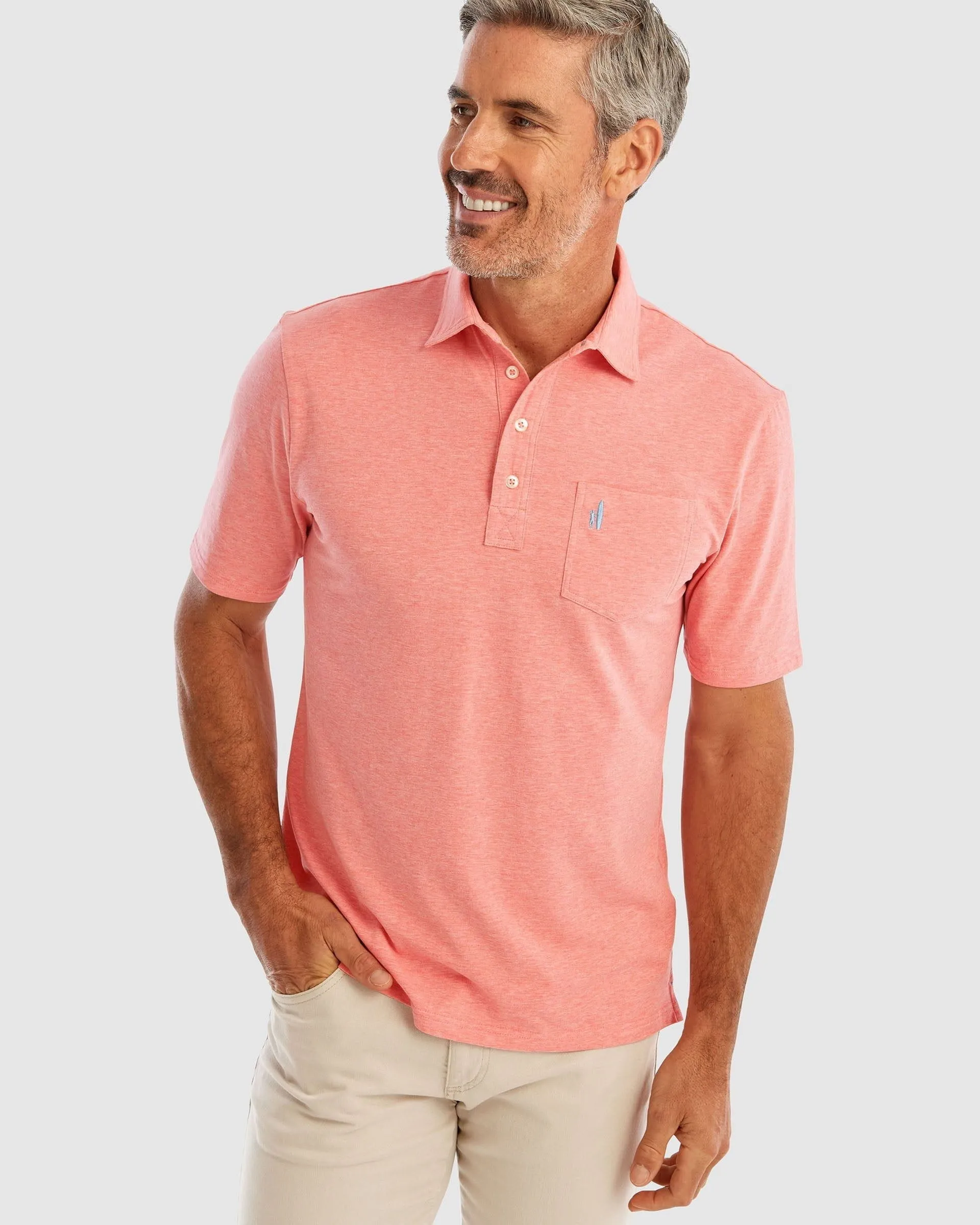 GS- TEST -  Heathered Original Polo