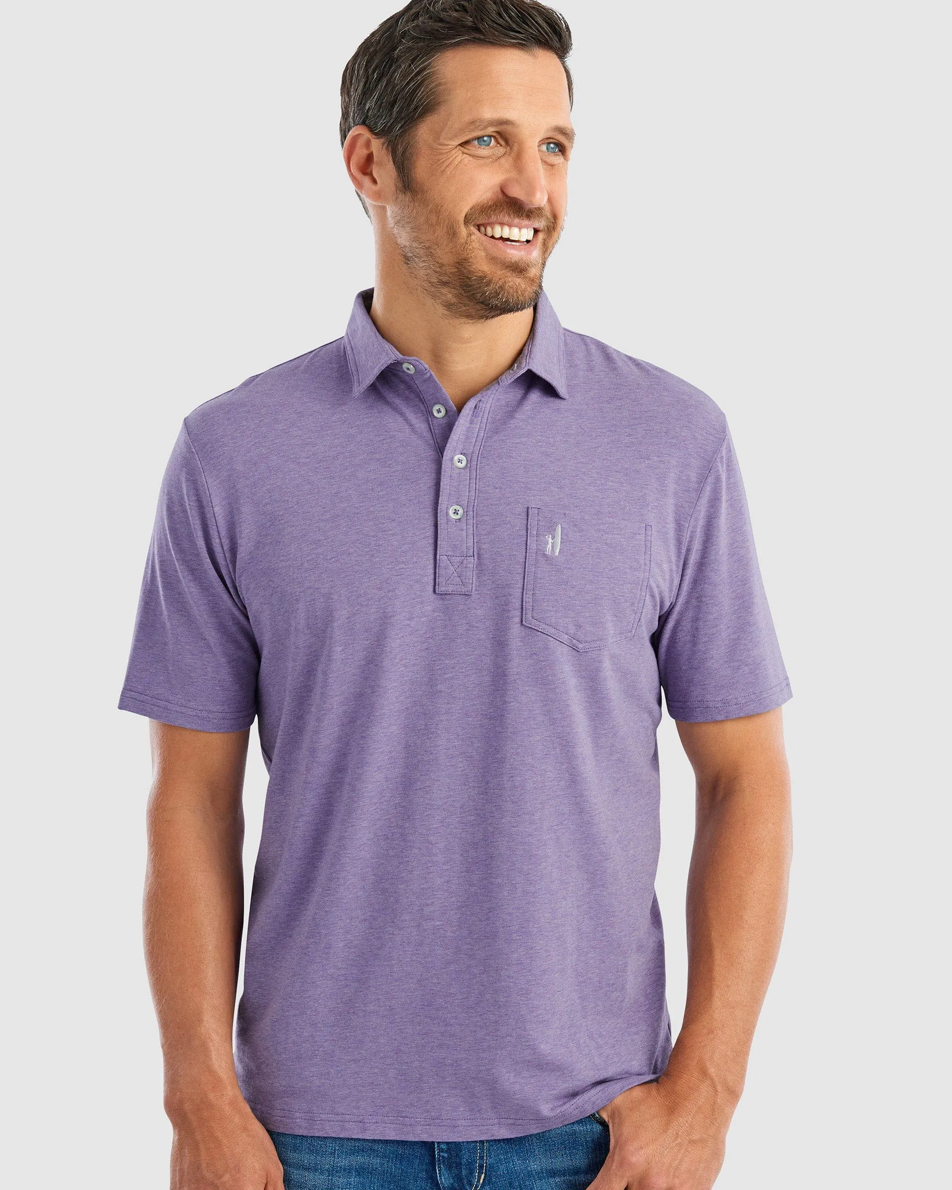 GS- TEST -  Heathered Original Polo