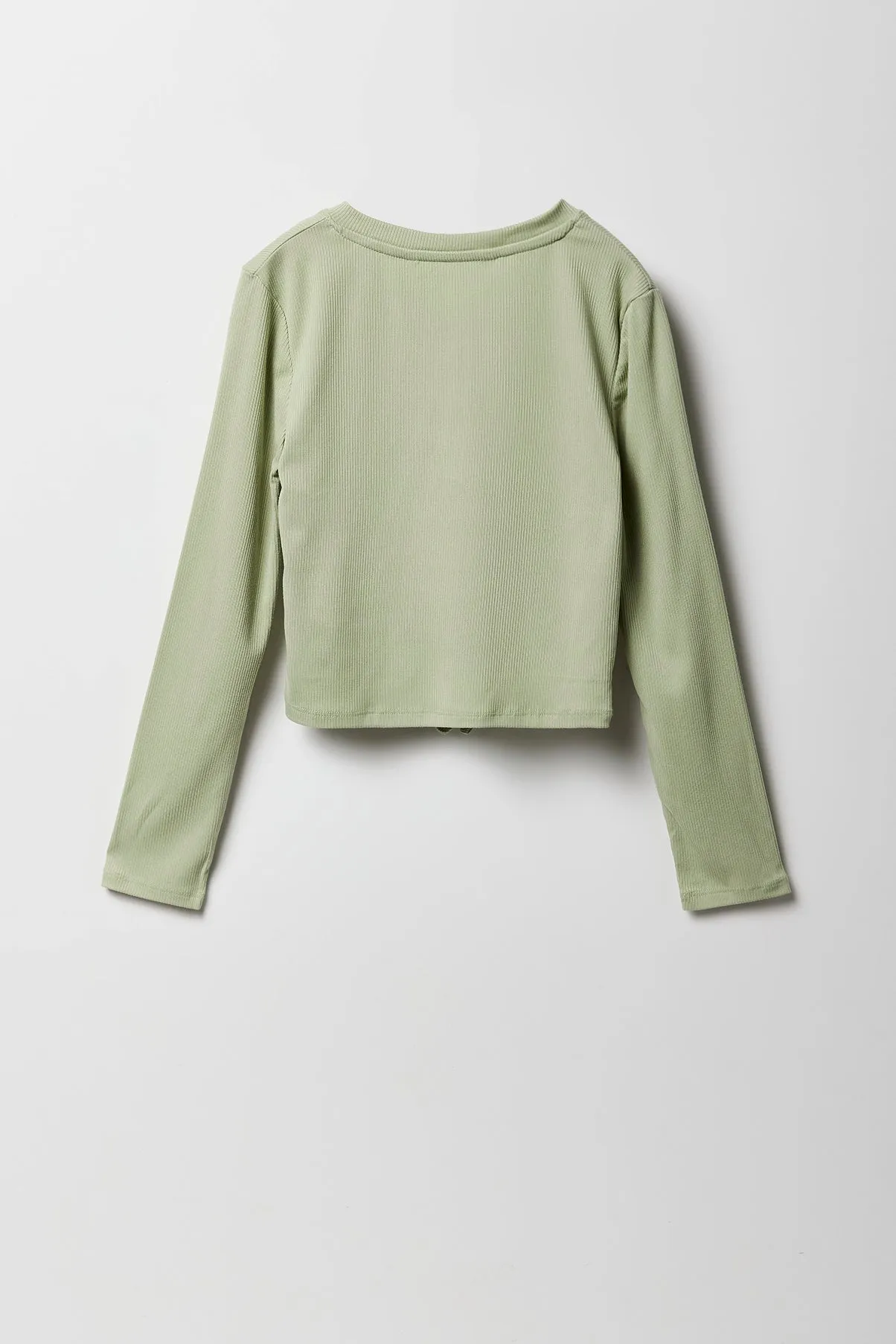 Haut à manches longues avec taille coulissante pour fille