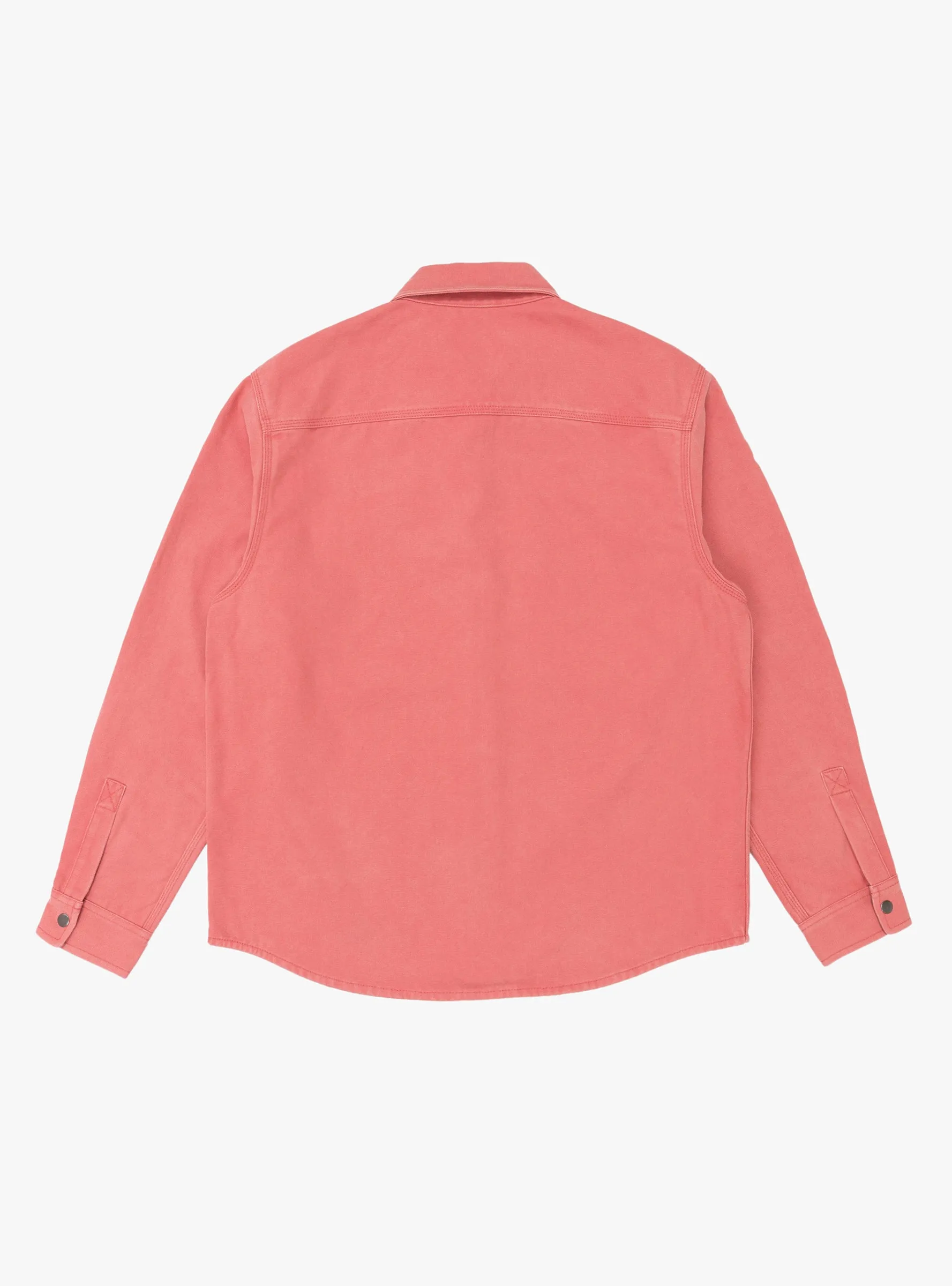 Heavy Washed Canvas Shirt Berry