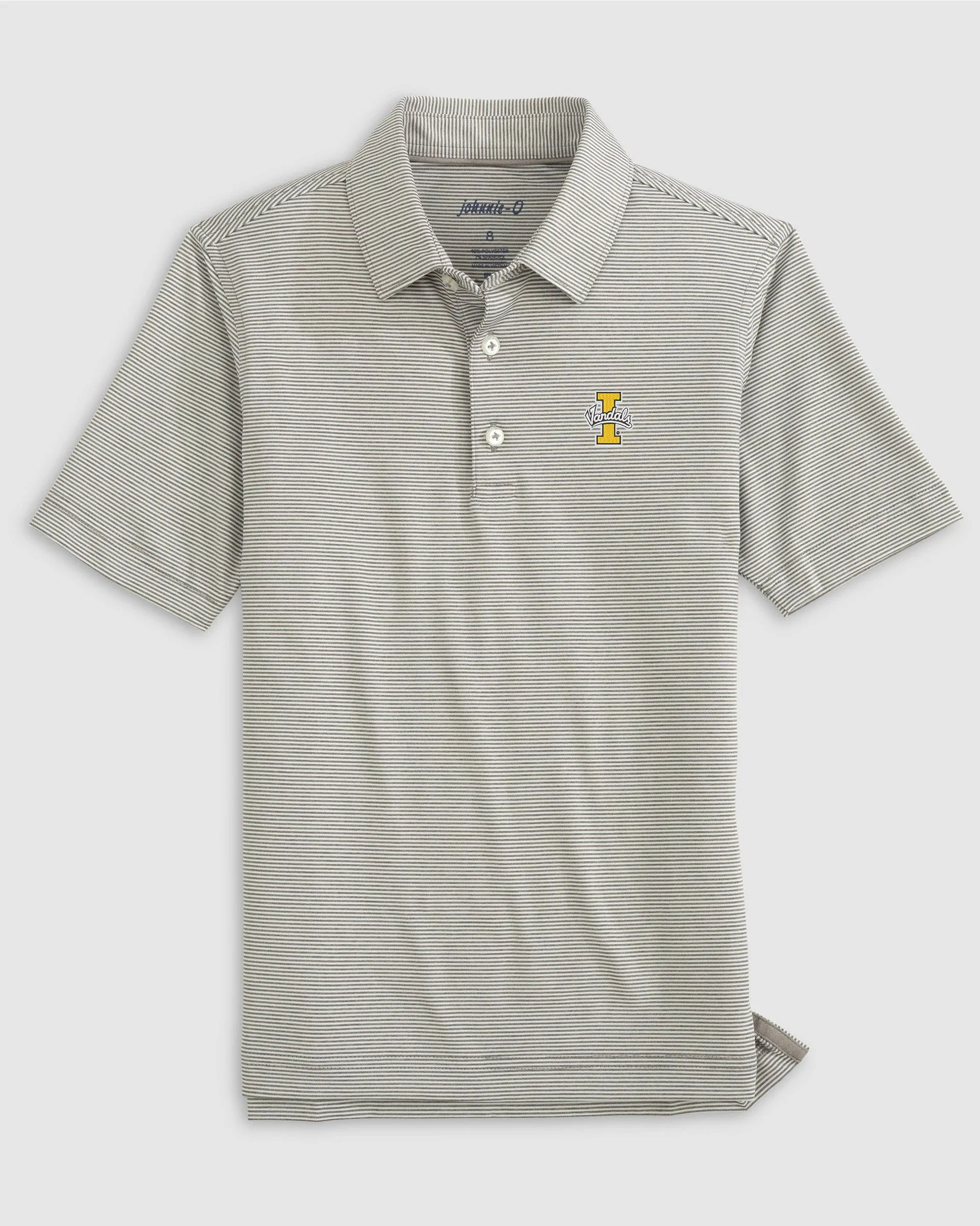 Idaho Lyndonn Jr. Striped Jersey Performance Polo
