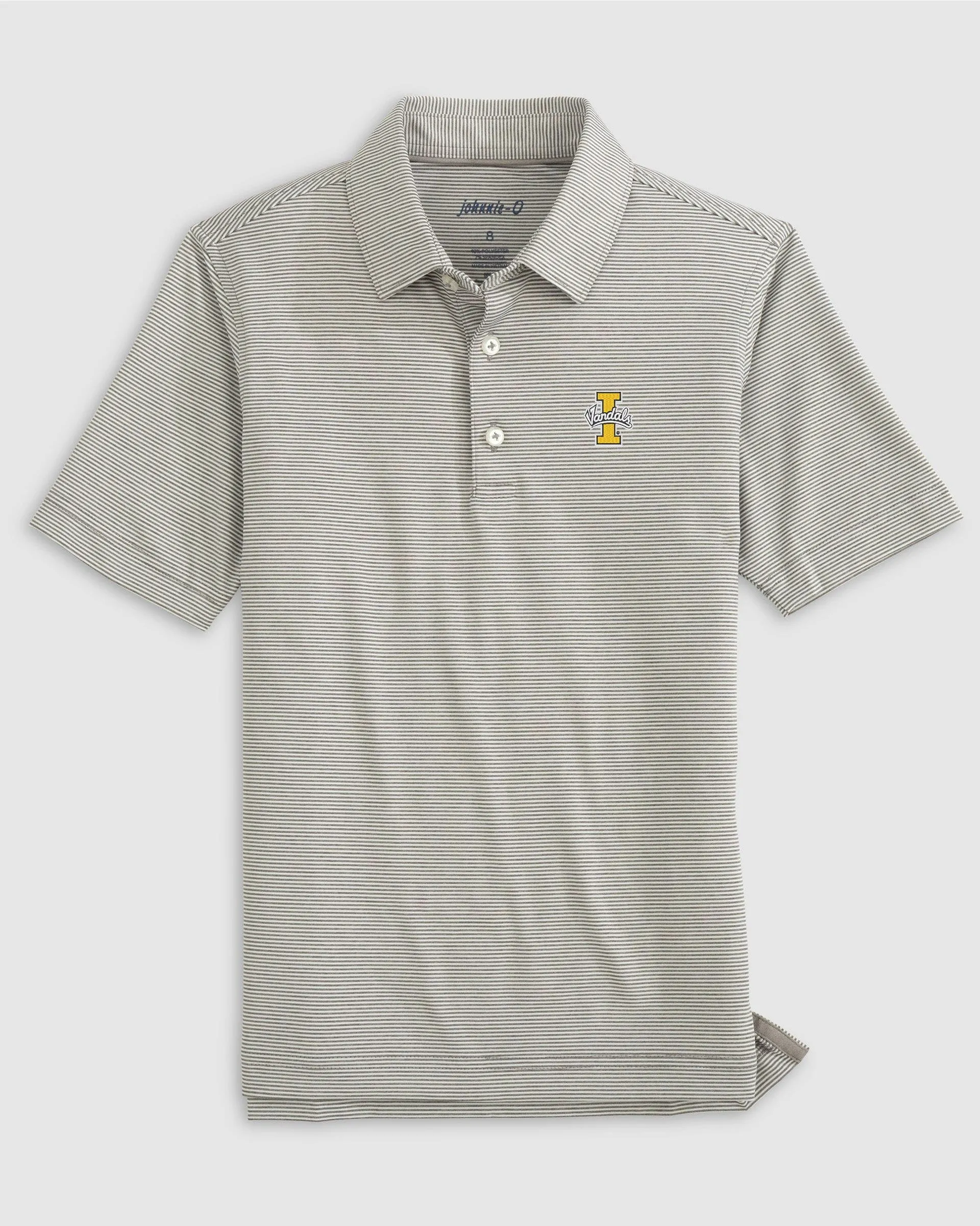Idaho Lyndonn Jr. Striped Jersey Performance Polo