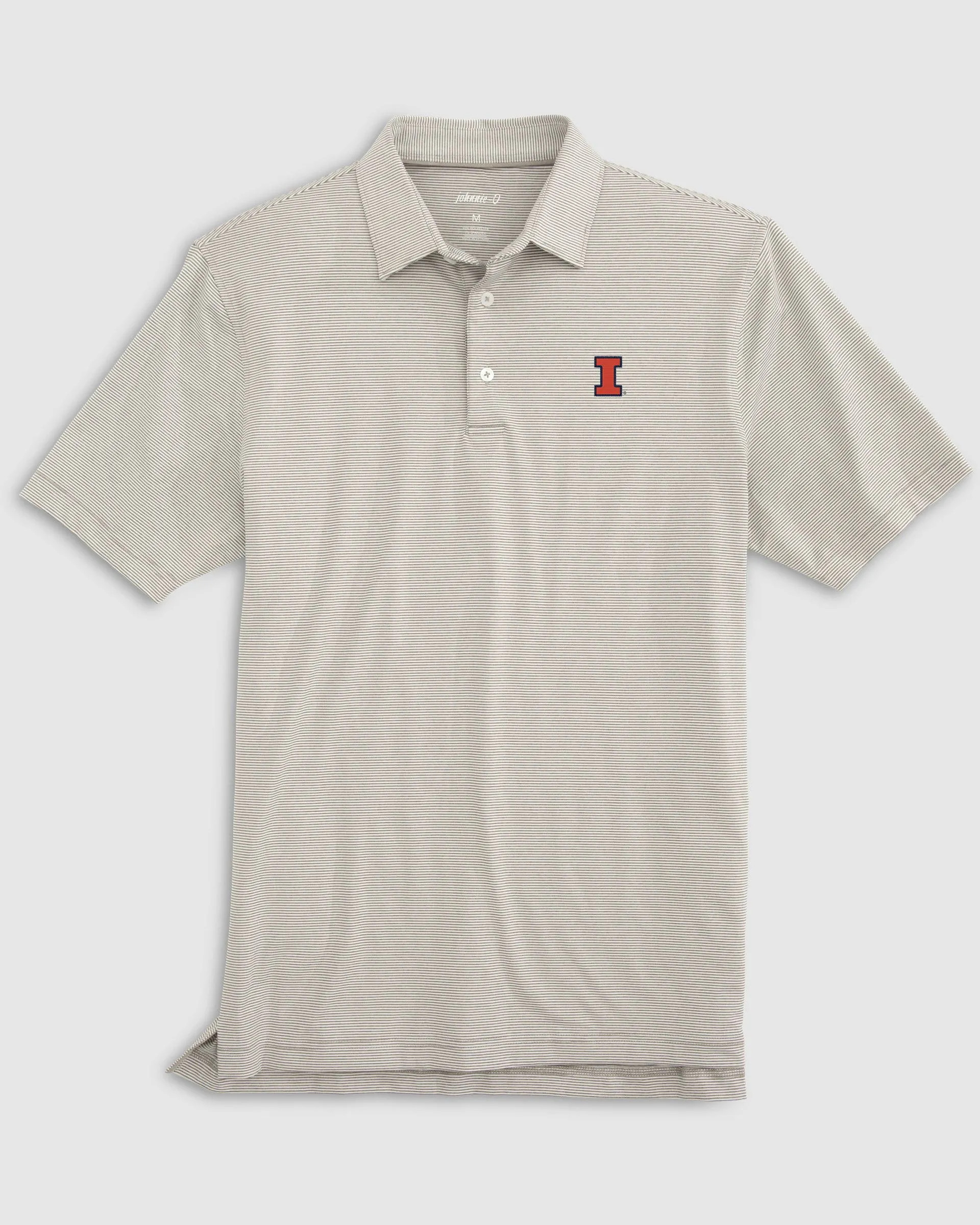 Illinois Lyndonn Striped Jersey Performance Polo