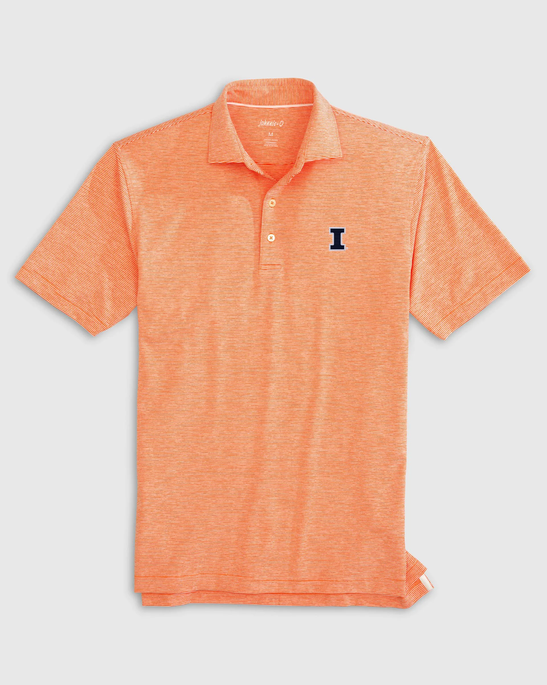 Illinois Lyndonn Striped Jersey Performance Polo