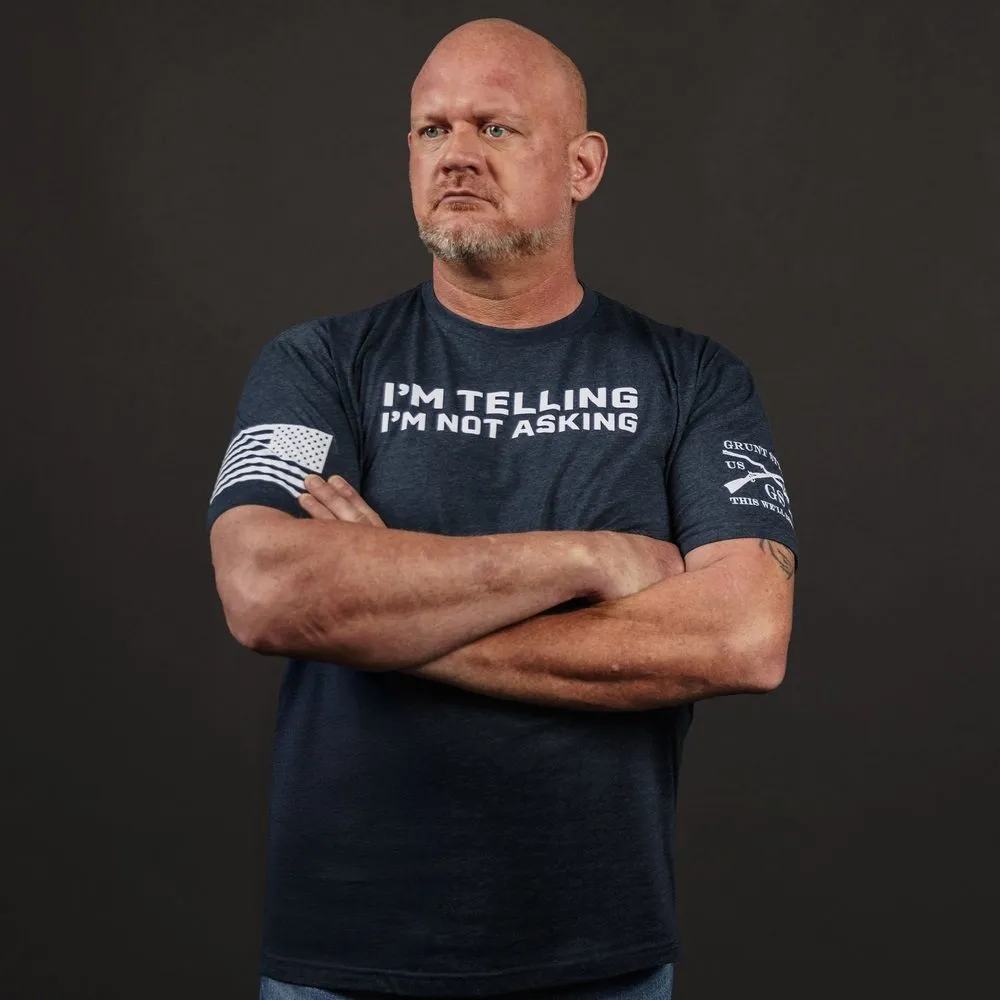 I'm Not Asking T-Shirt - Midnight Navy