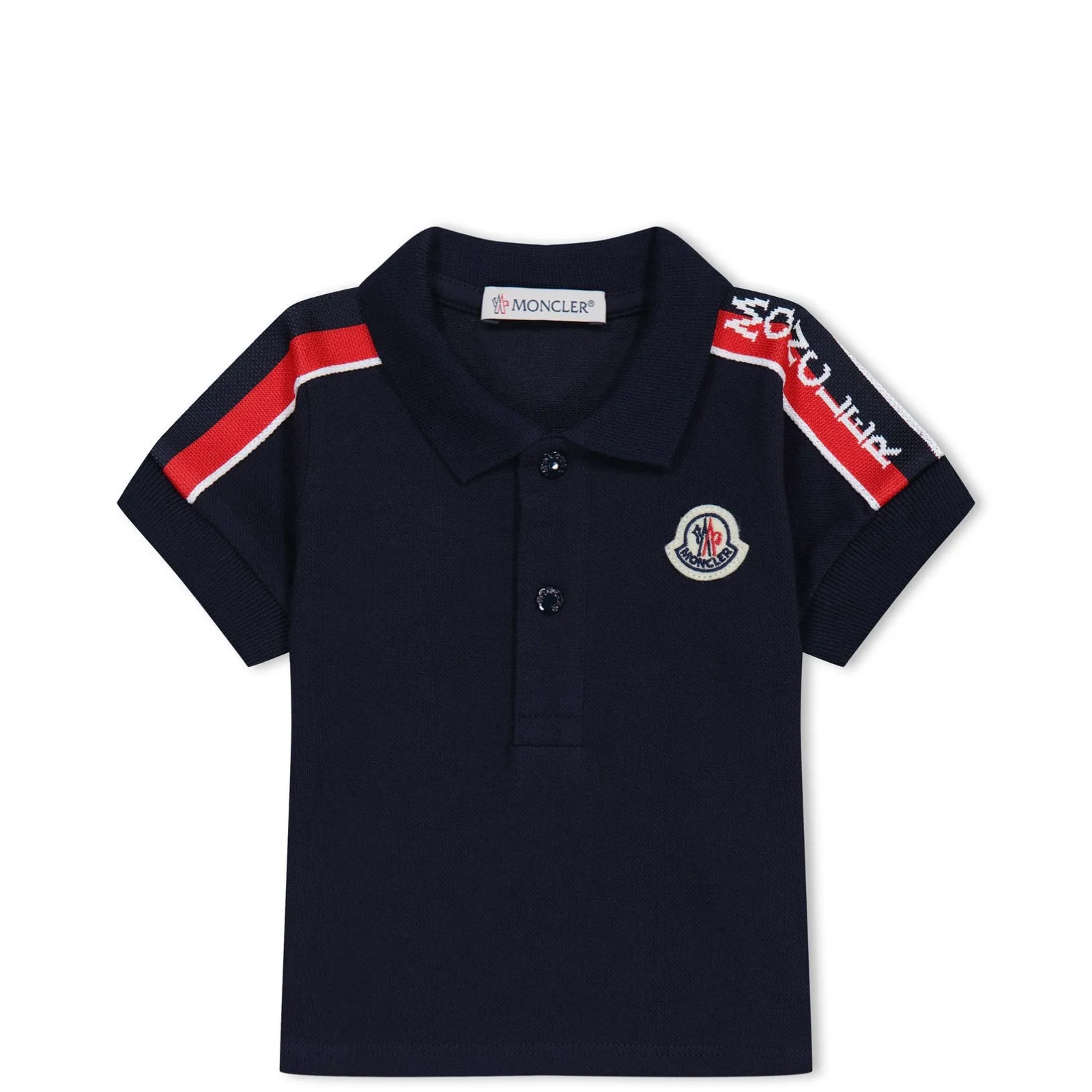 Infants Moncler Tape Logo Polo Shirt
