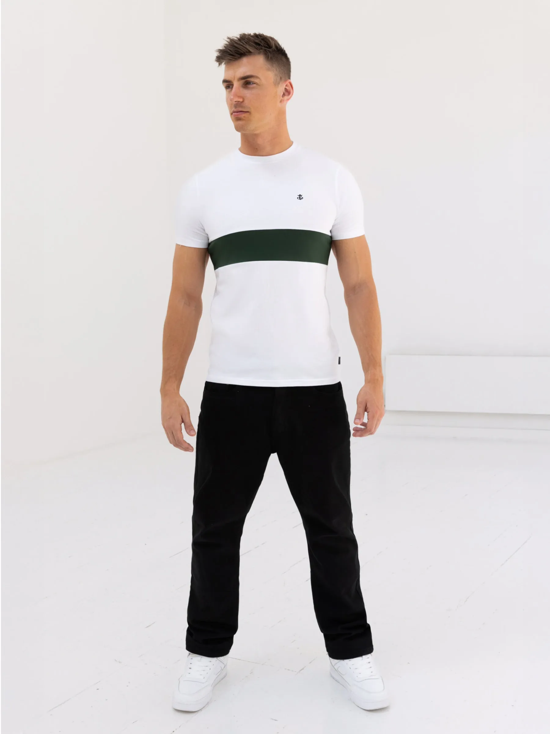 Iowa T-Shirt - White & Green