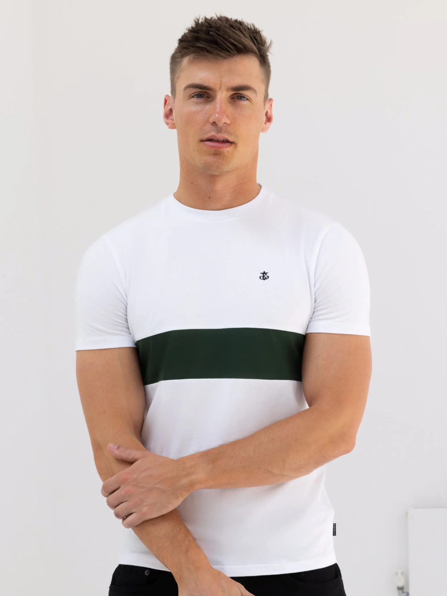 Iowa T-Shirt - White & Green