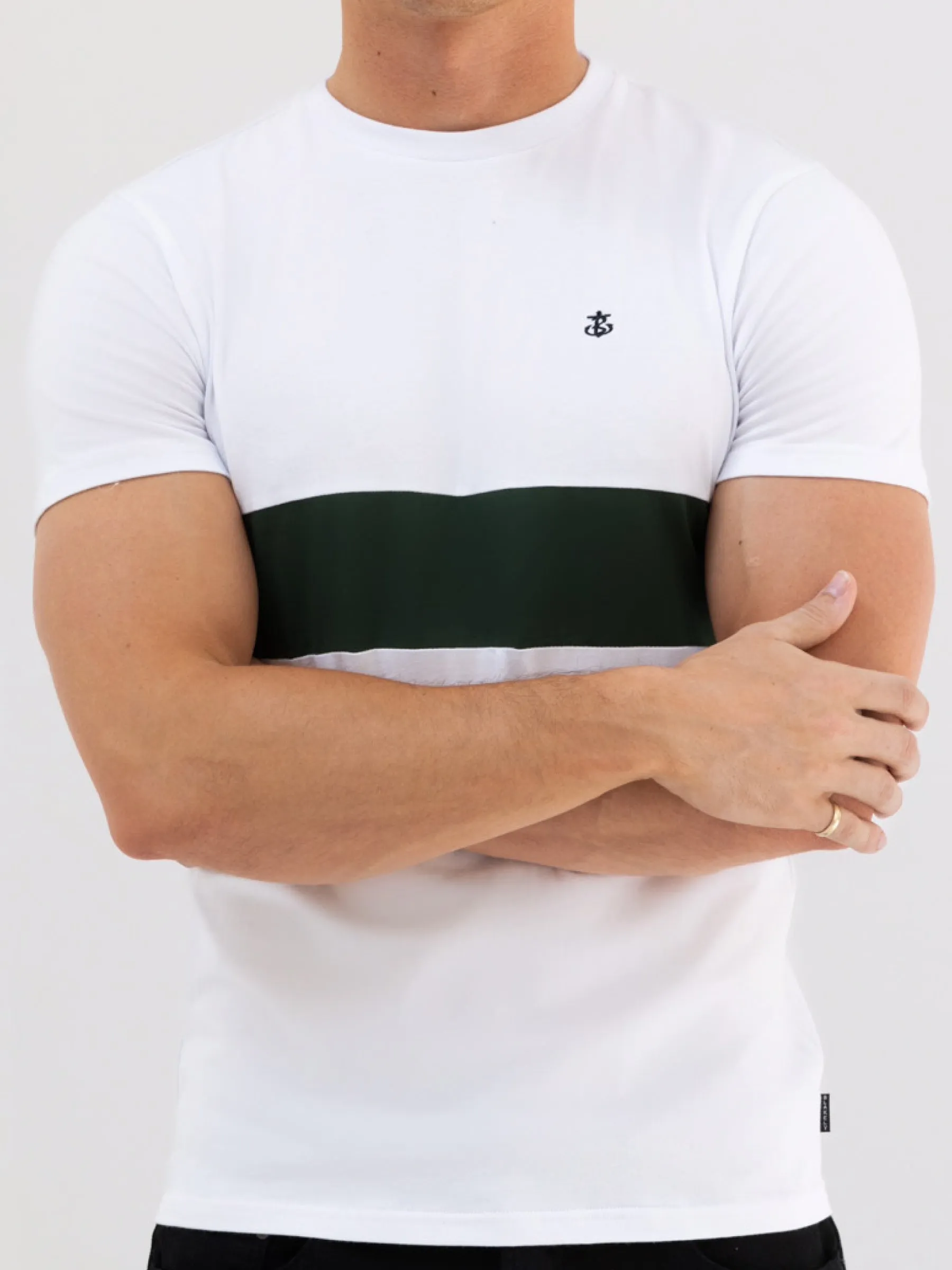 Iowa T-Shirt - White & Green