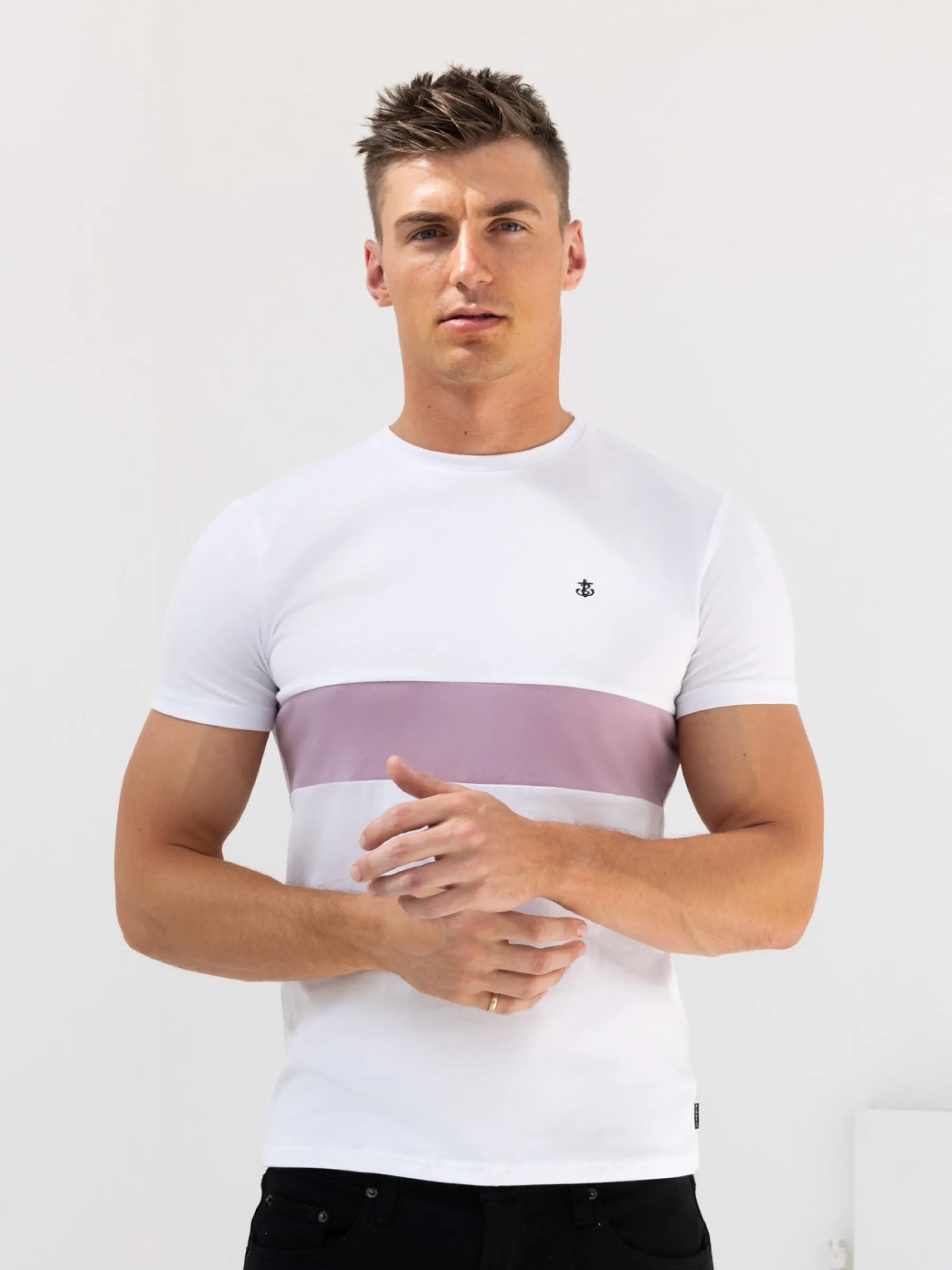 Iowa T-Shirt - White & Purple