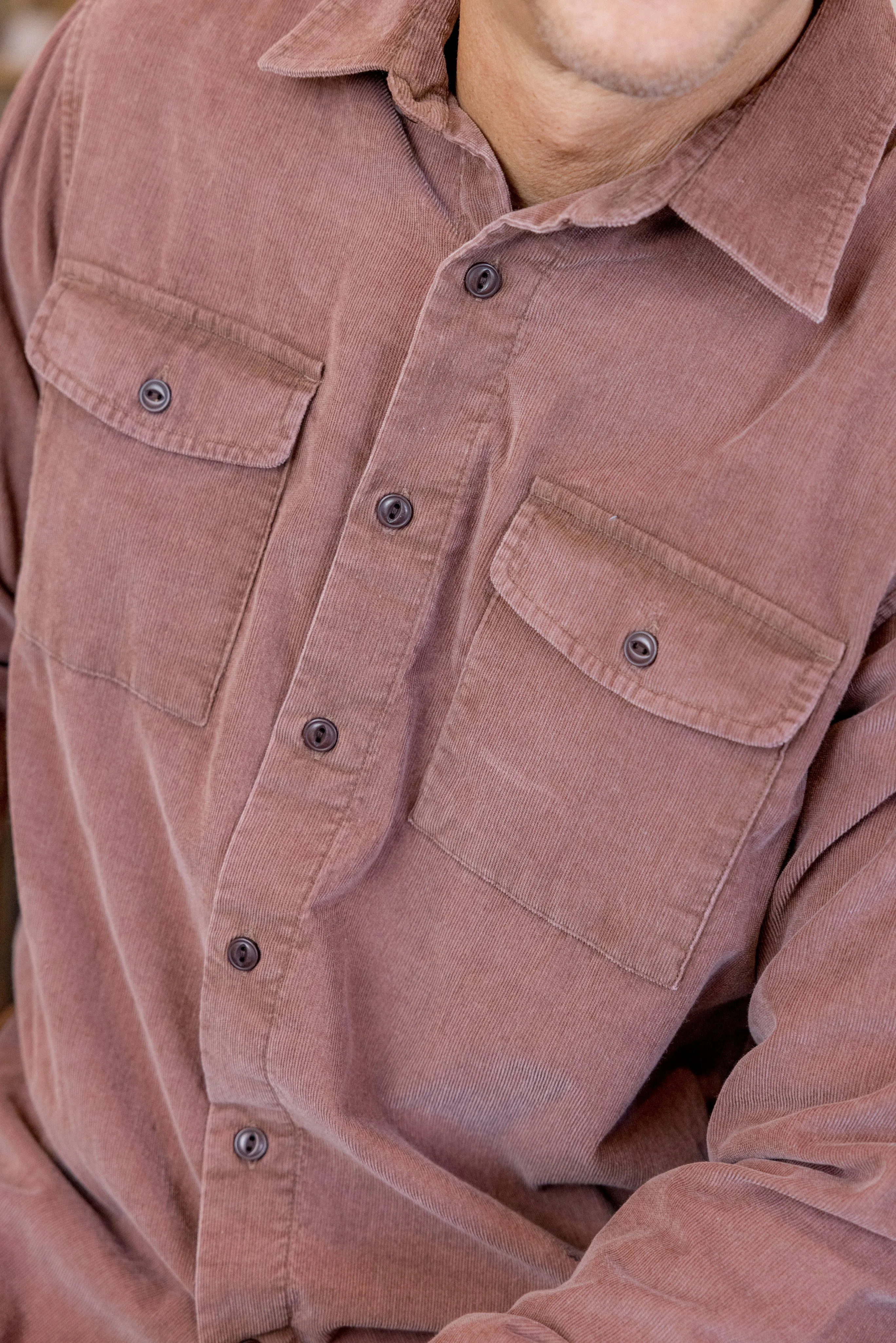 Jeremiah Vintage Garment Dyed Shirt - Root Beer