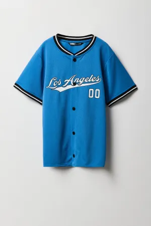 Jersey de base-ball en filet à imprimé City pour garçons