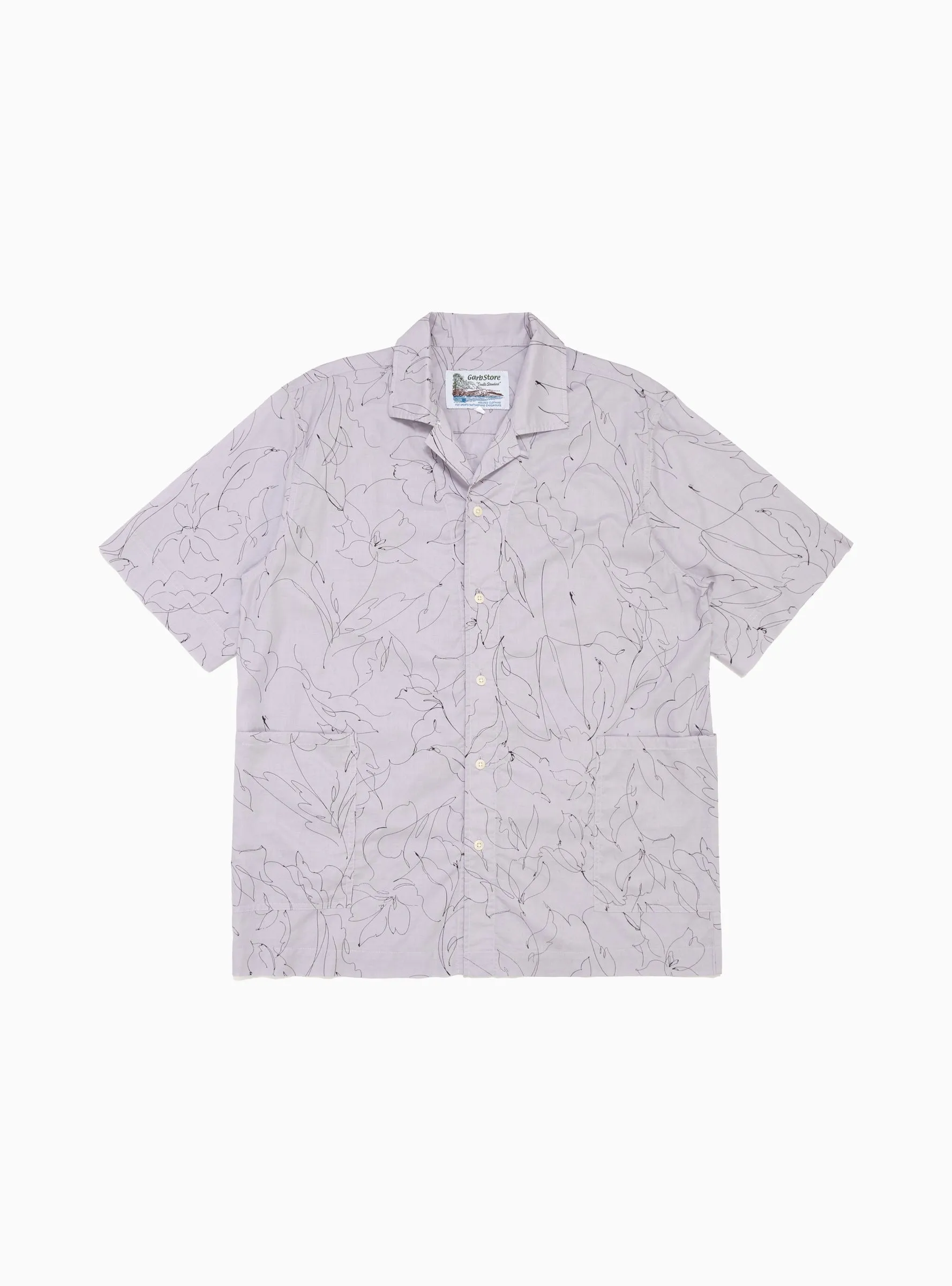 Kabana Shirt Lilac Floral