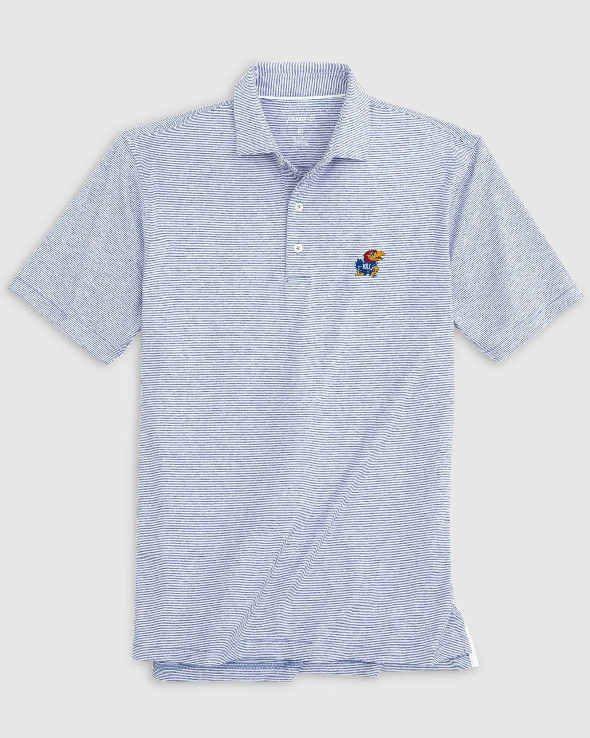 Kansas Lyndonn Striped Jersey Performance Polo