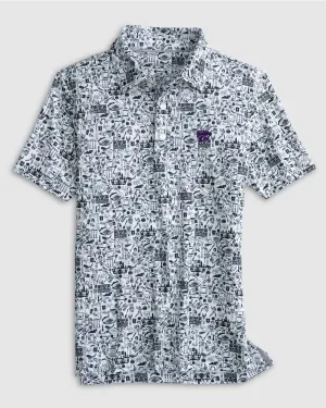 Kansas State Tailgater 2.0 Jr. Printed Jersey Performance Polo