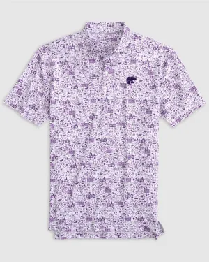Kansas State Tailgater 2.0 Printed Jersey Performance Polo