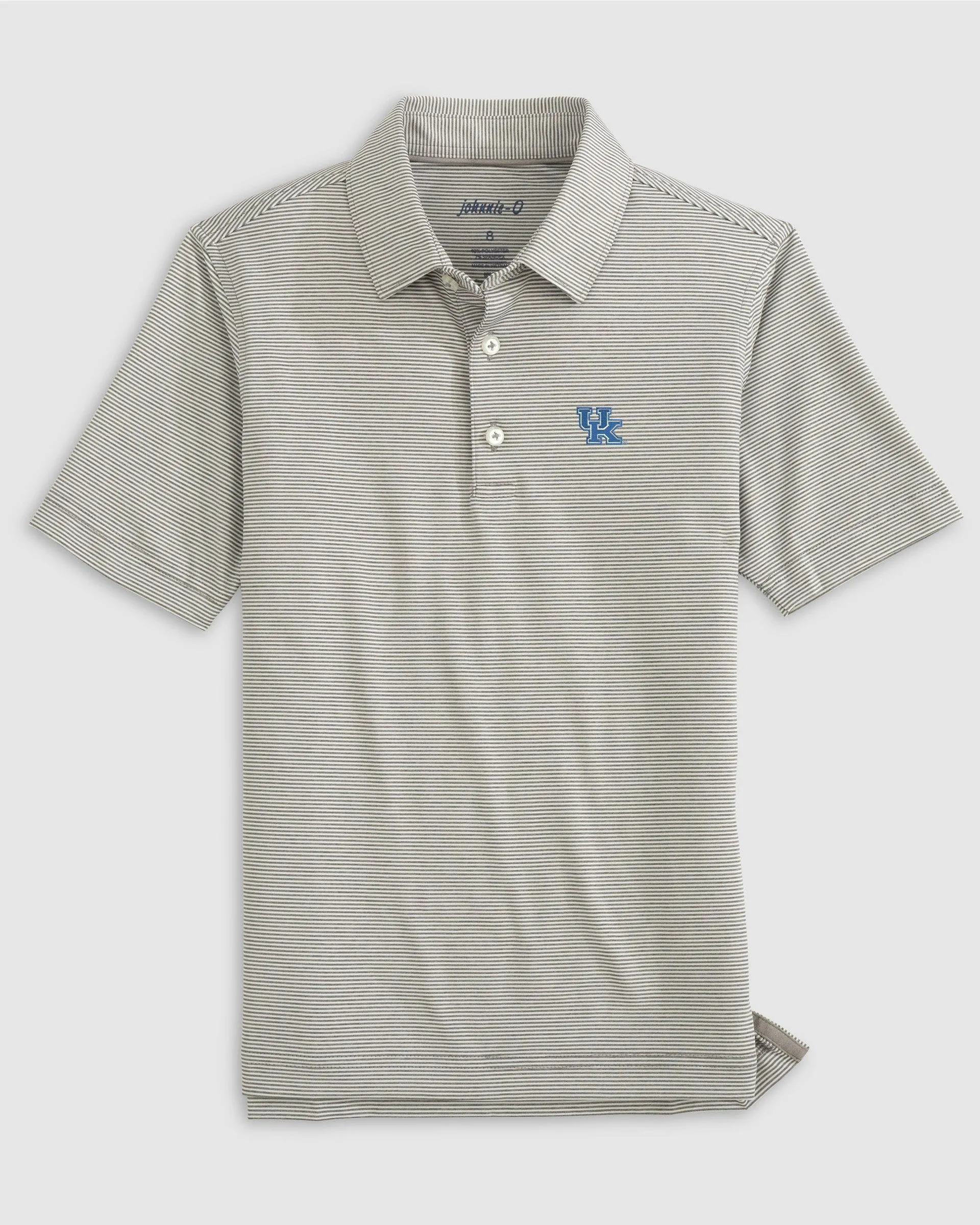 Kentucky Lyndonn Jr. Striped Jersey Performance Polo