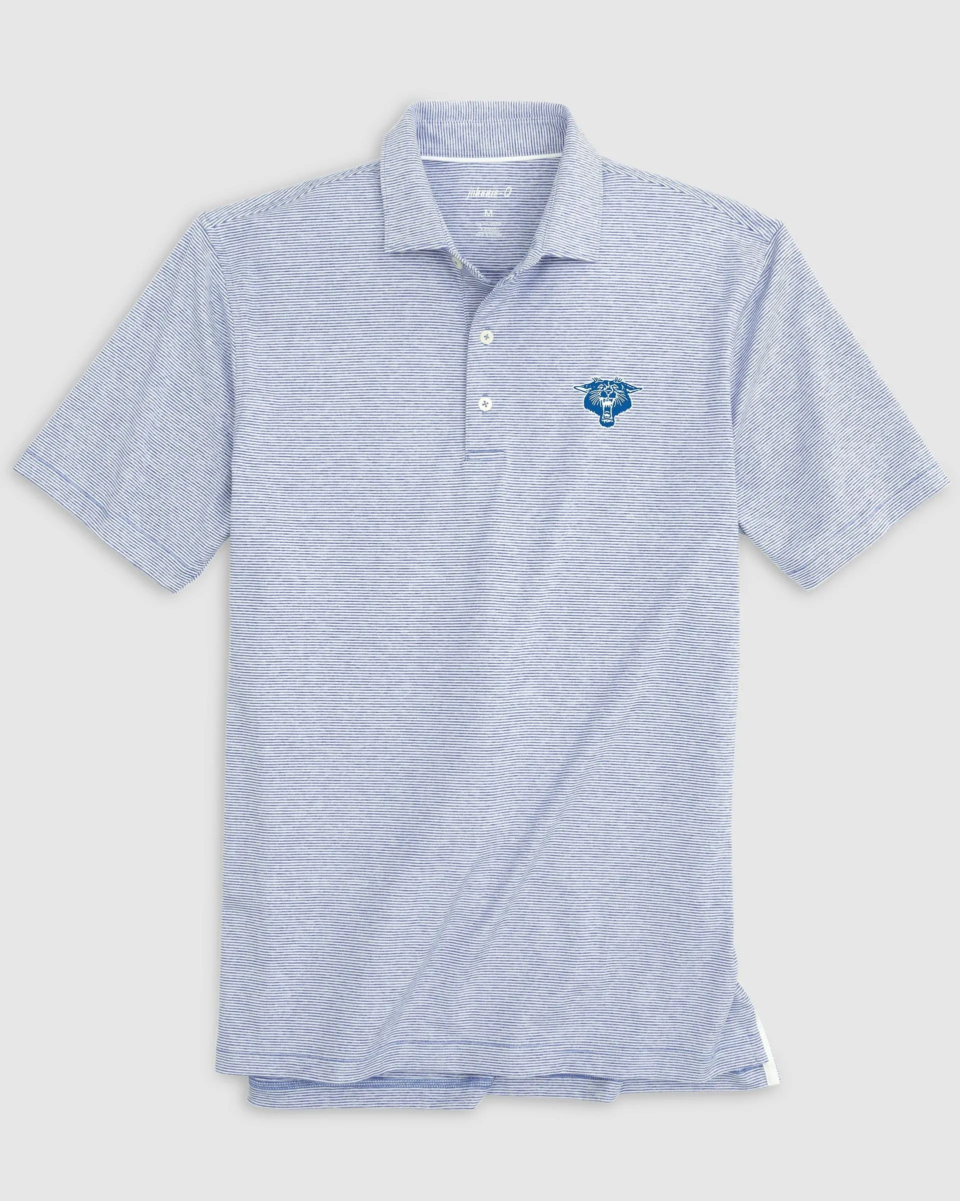 Kentucky Lyndonn Striped Jersey Performance Polo - Vintage Logo