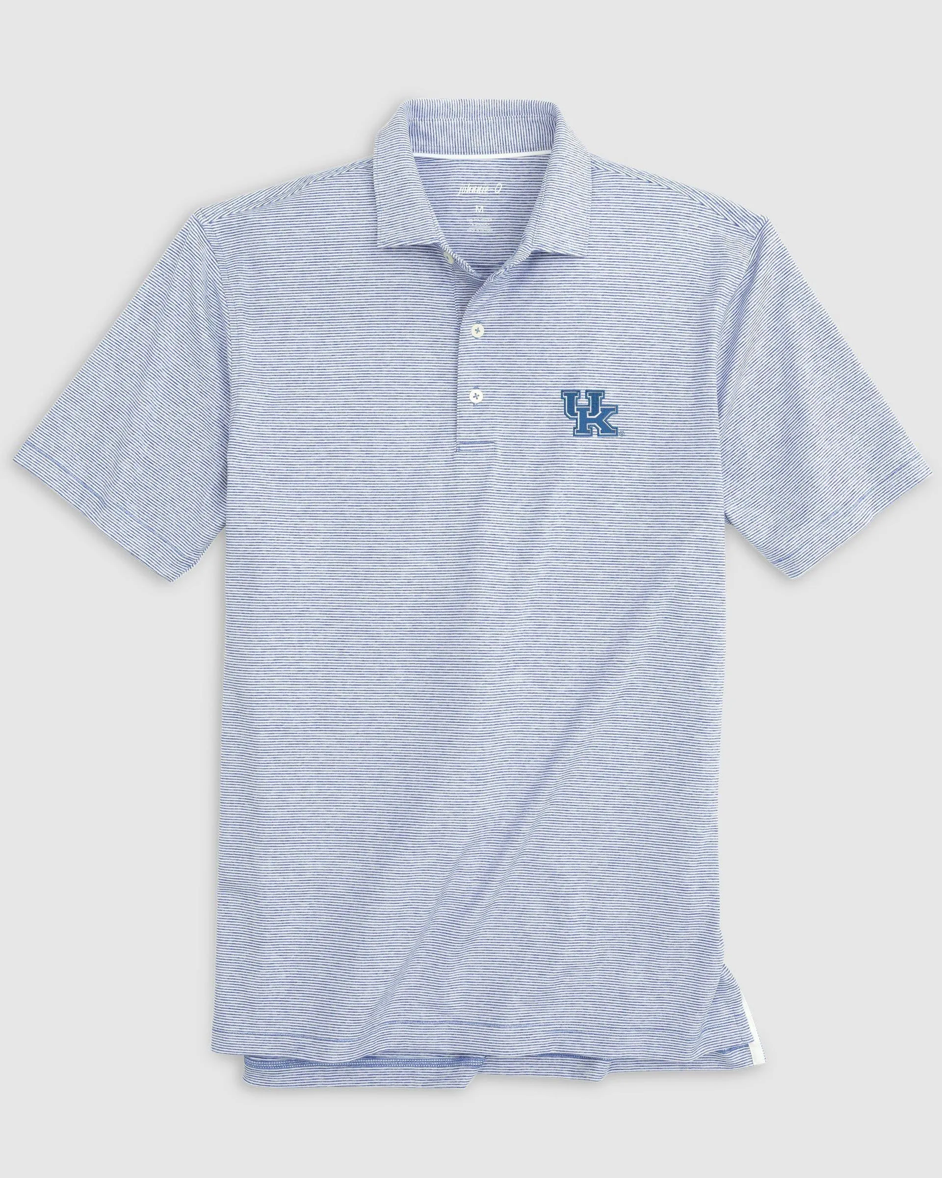 Kentucky Lyndonn Striped Jersey Performance Polo