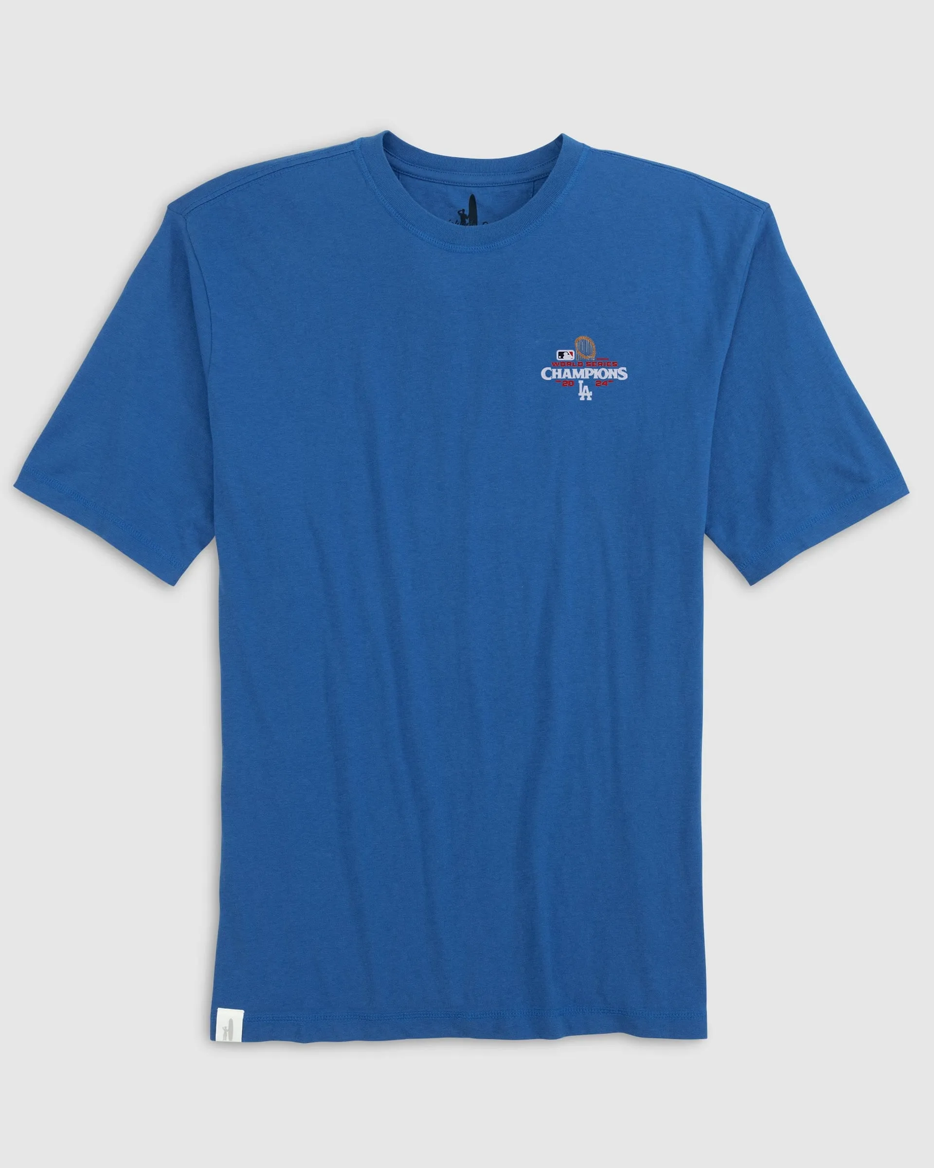 Los Angeles Dodgers Heathered Spencer T-Shirt - 2024 World Series Champions Logo