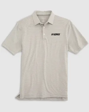 Los Angeles Kings Lyndonn Striped Jersey Performance Polo