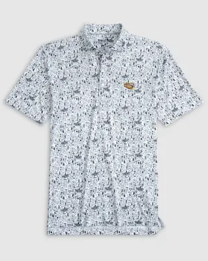 Louisiana State Hoop There It Is Performance Jersey Polo - Tiger Eye Logo