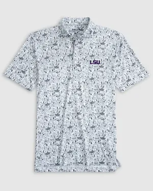 Louisiana State Hoop There It Is Performance Jersey Polo