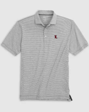 Louisville Lyndonn Striped Jersey Performance Polo - L Logo