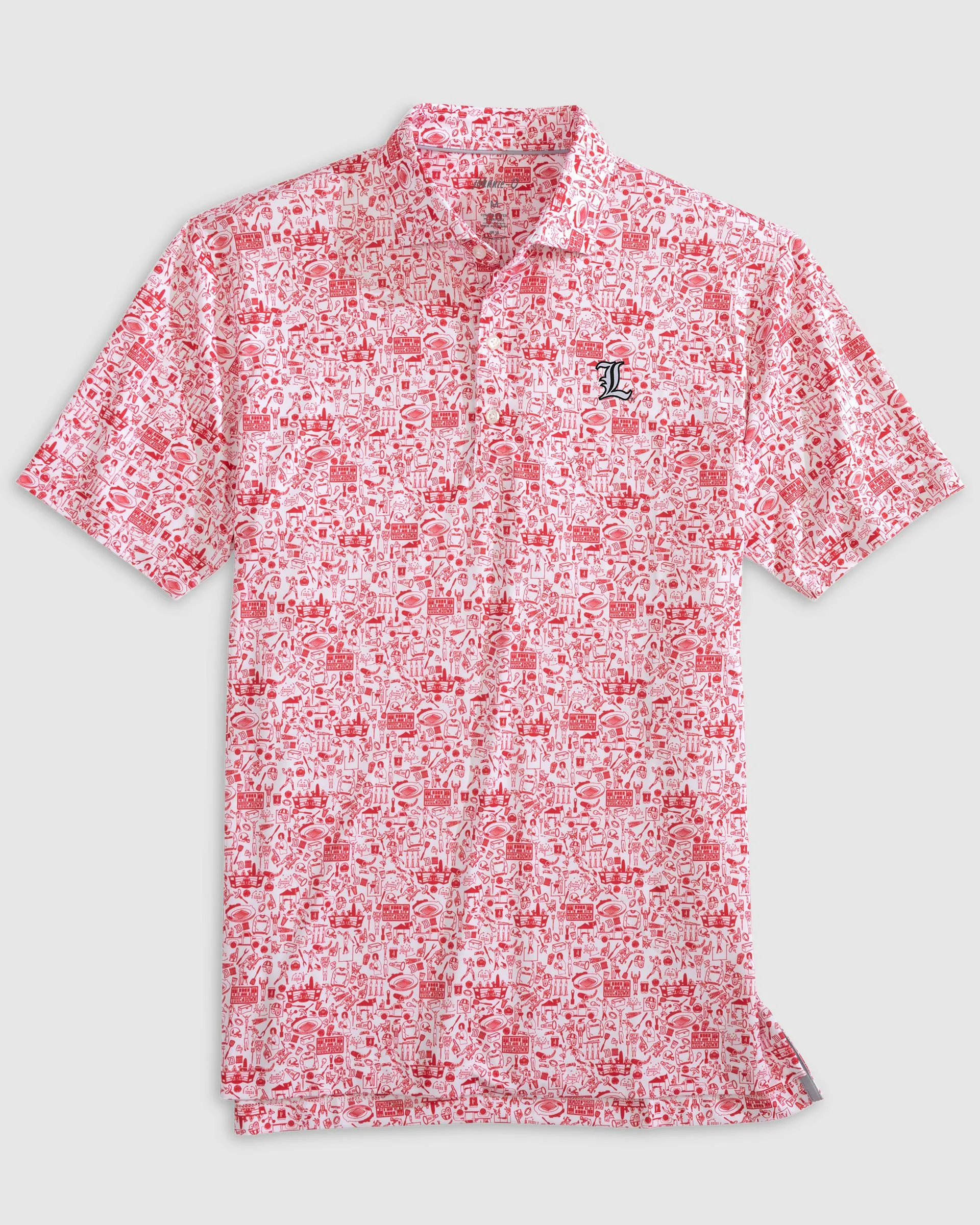 Louisville Tailgater 2.0 Printed Jersey Performance Polo