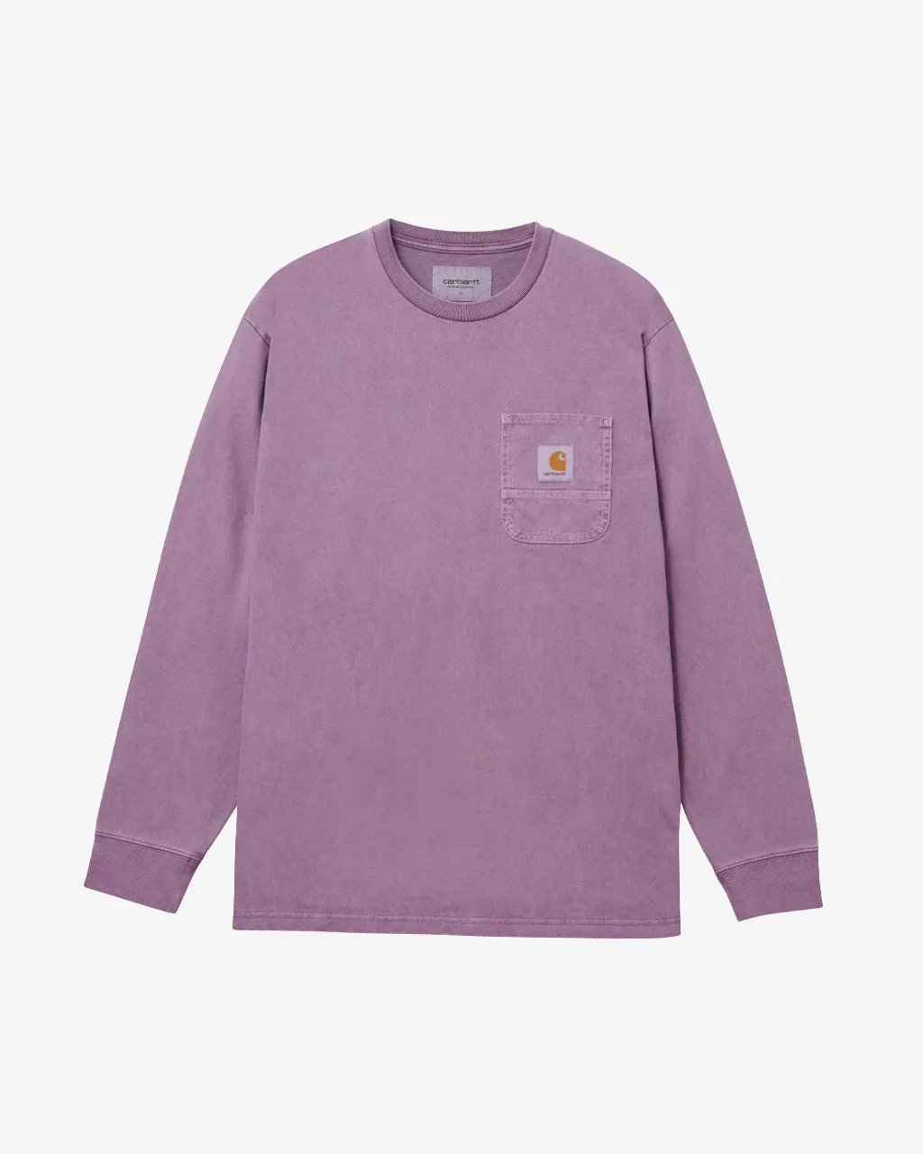 L/S Work Pocket T-Shirt Vintage Violet/White
