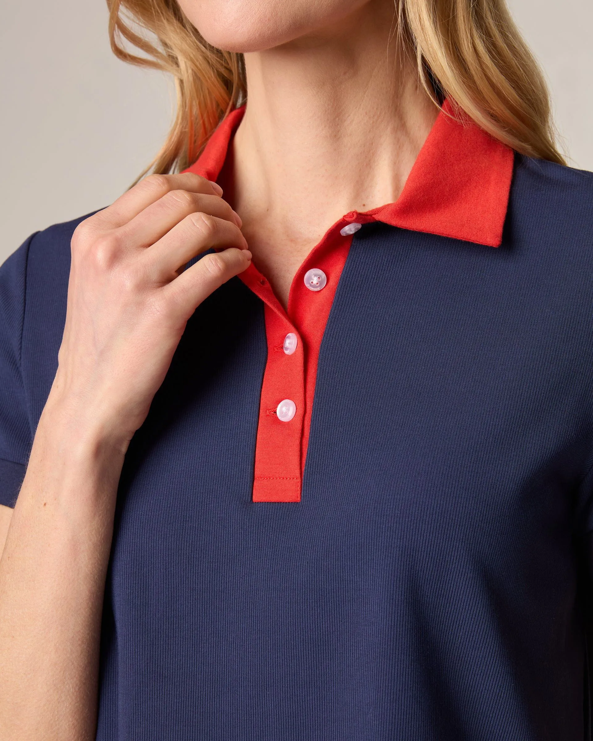 Maisie 4-Button Performance Polo