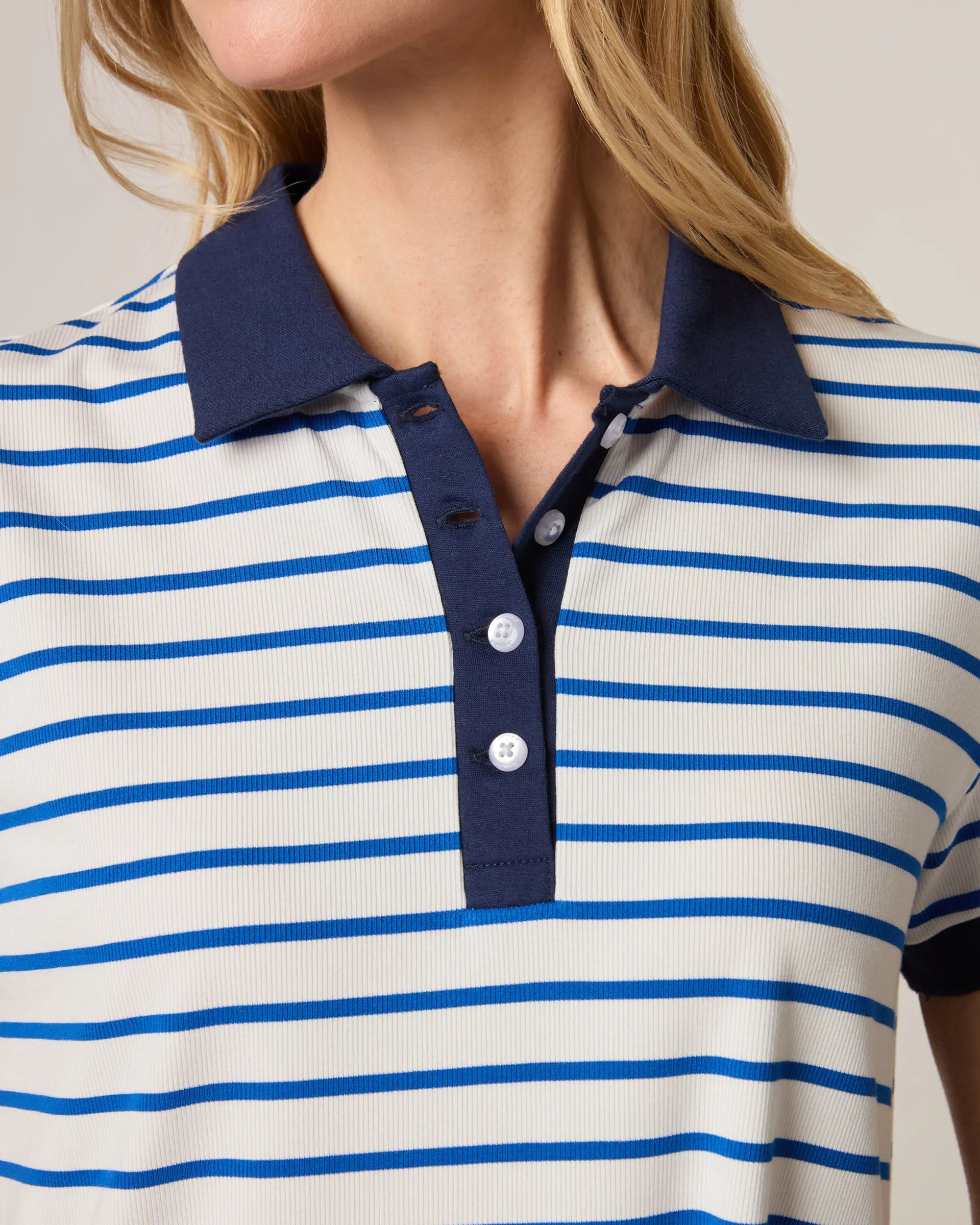 Maisie 4-Button Performance Polo